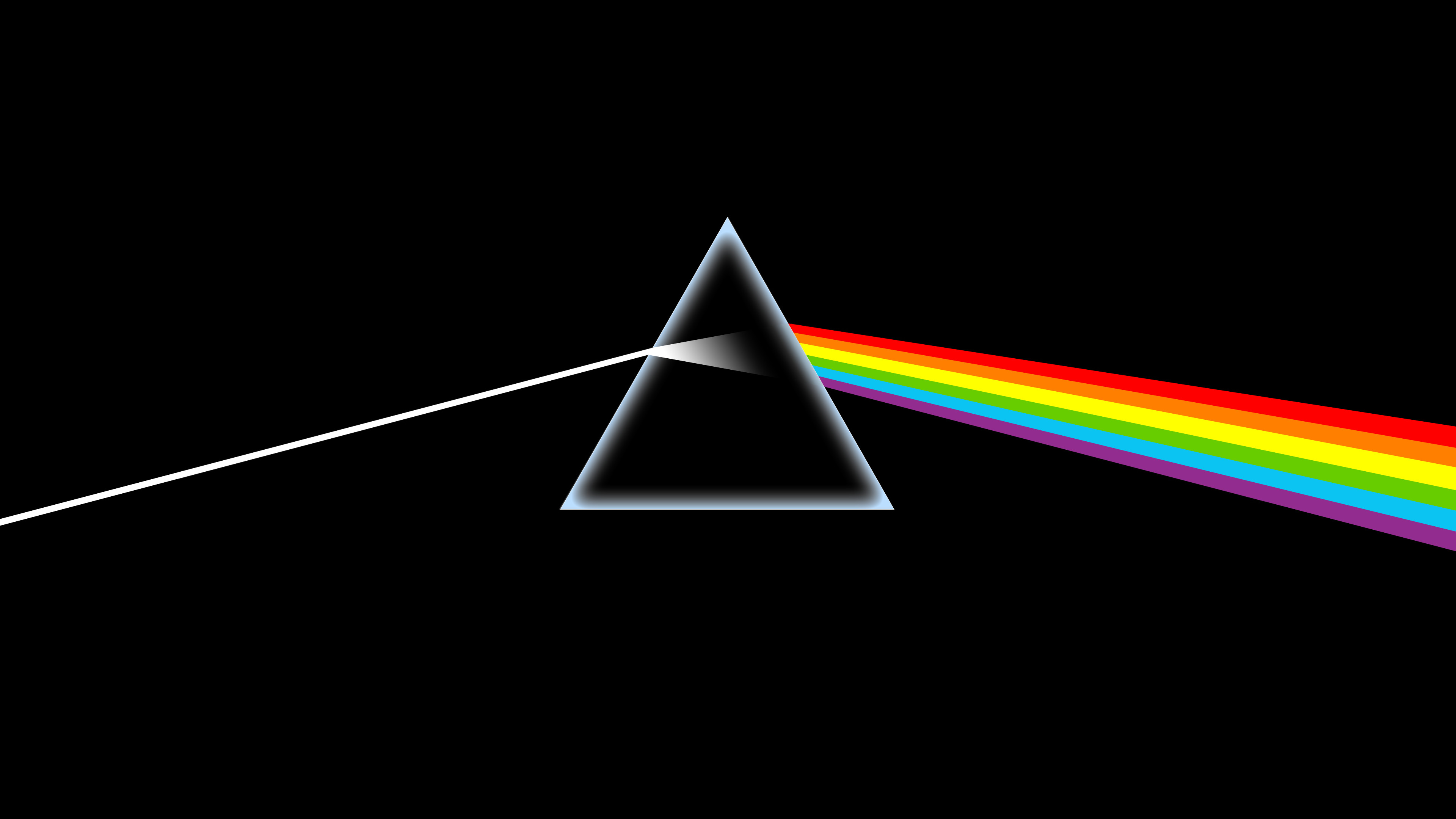 3840x2160 The Dark Side Of The Moon album cover; upscaled to 4k [OC]