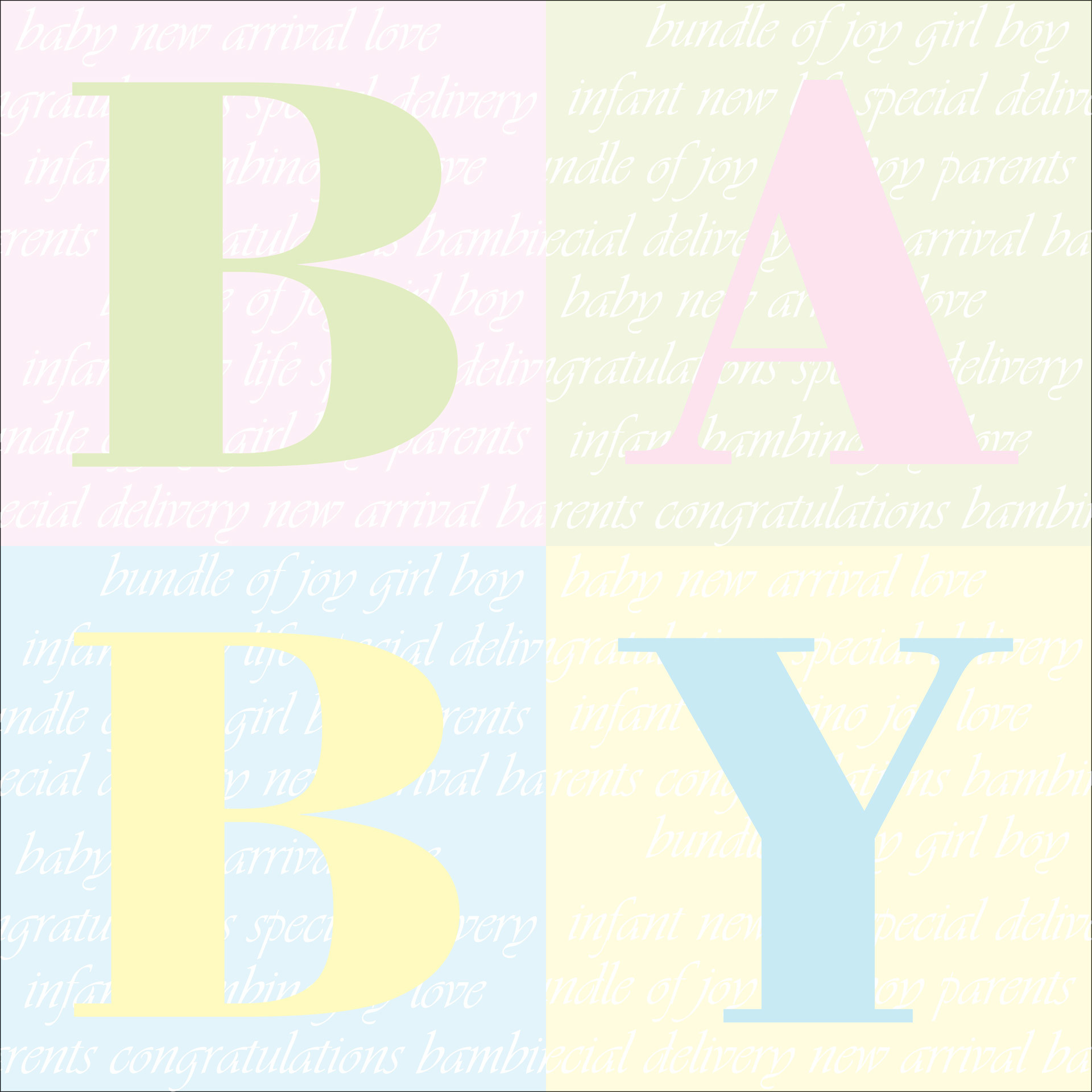 1920x1920 Baby Background Text