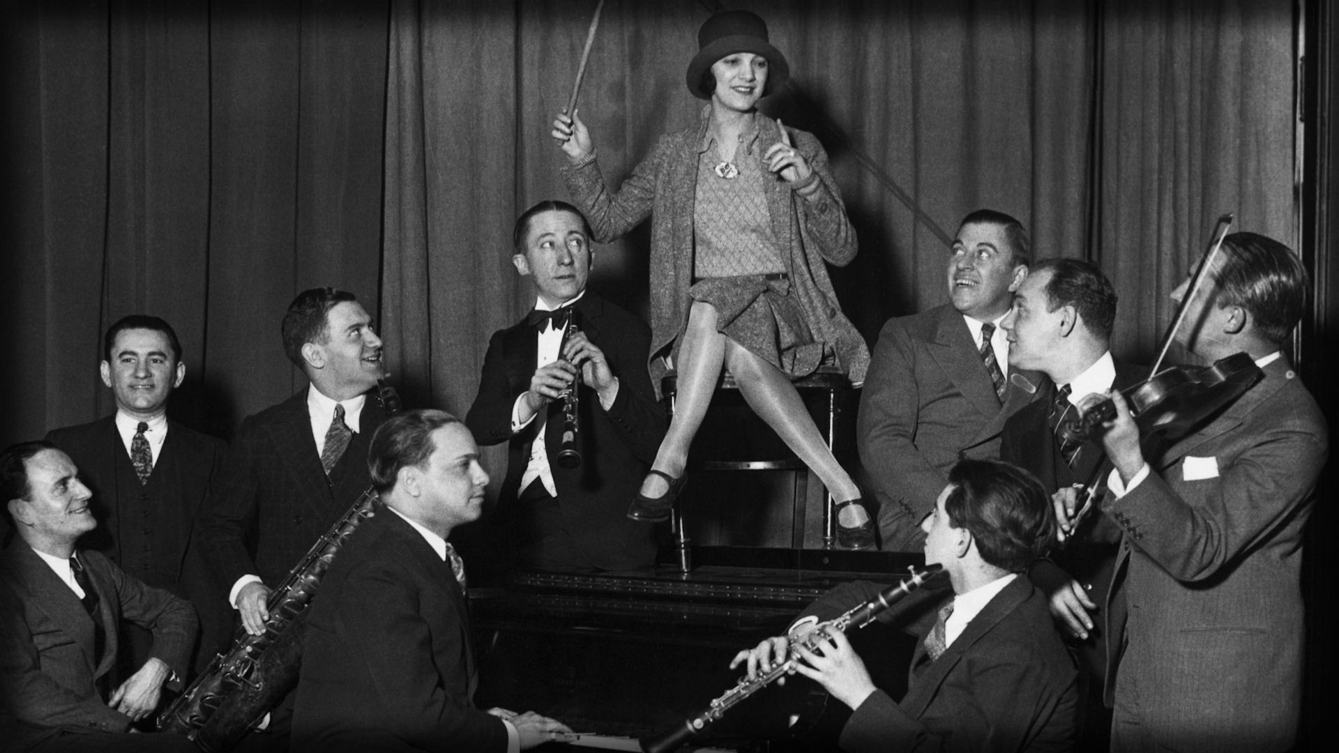 1920x1080 ... jazz band, girl, band
