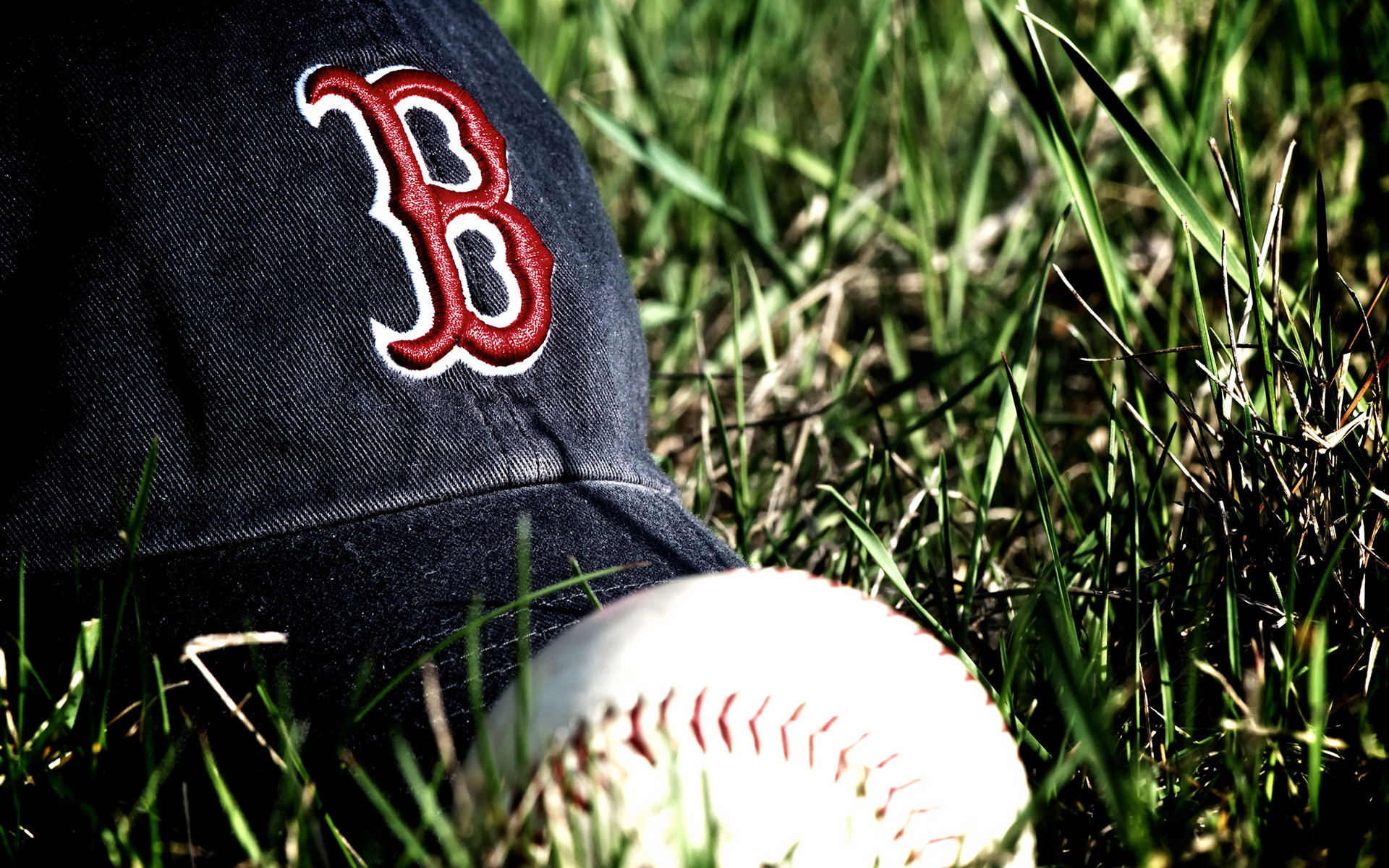 1920x1200 Boston Red Sox Baseball Hat.