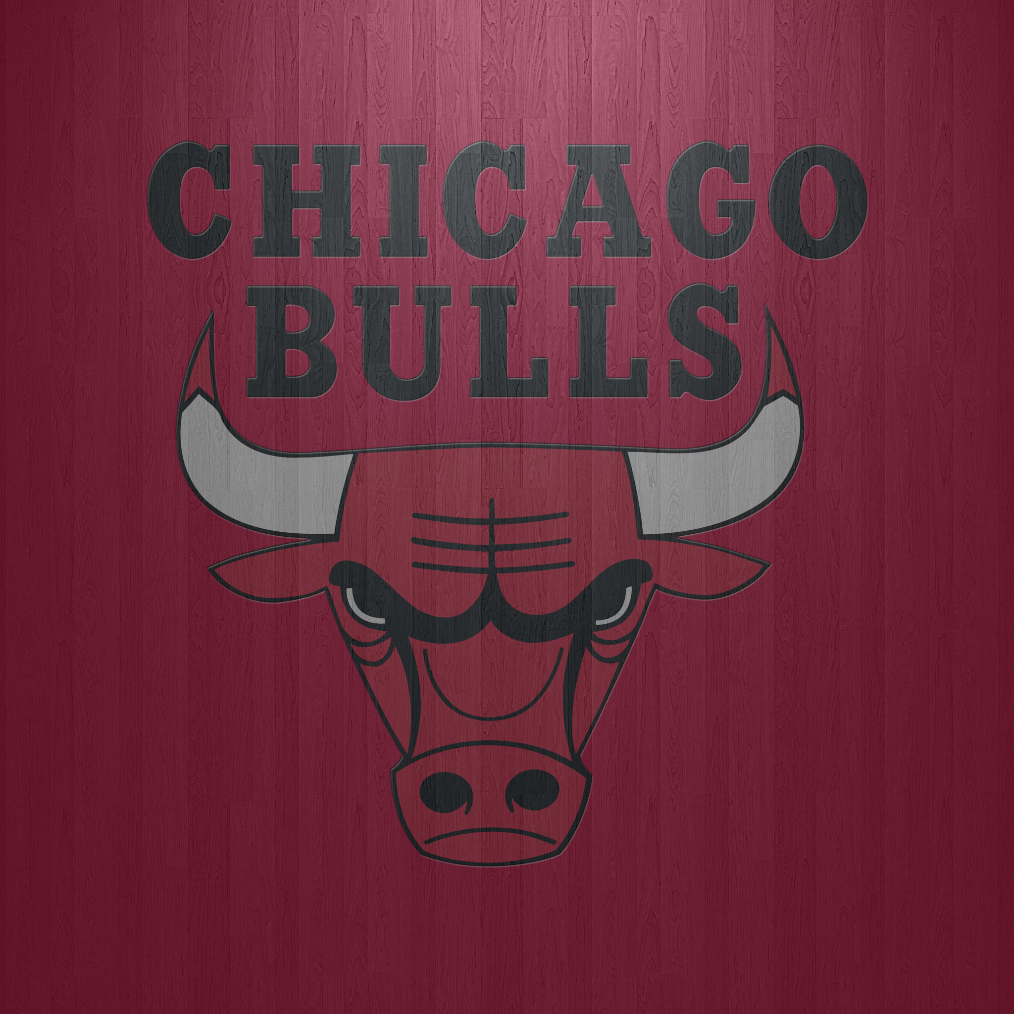 2048x2048 Chicago Bulls Wallpaper Hd Iphone 5 chicago bulls logo black 