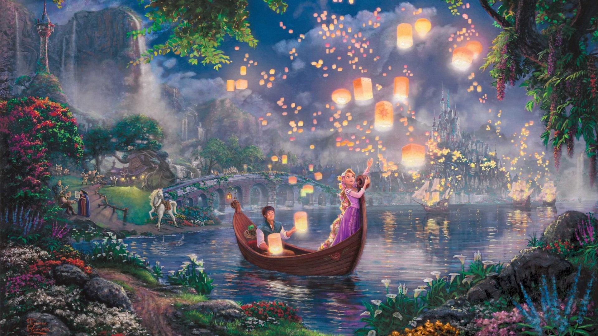 1920x1080  awesome disney princess painting 1080P full HD wallpapers