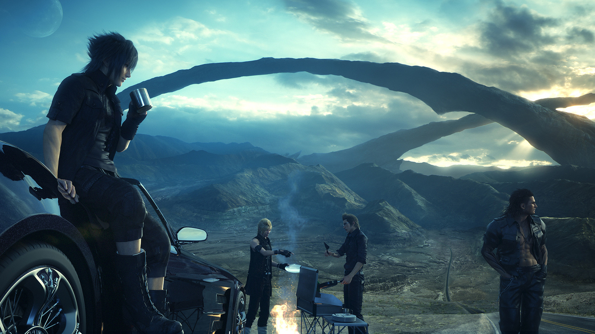 1920x1080 Please be excited, because this time you should! Final Fantasy Type-0 HD  arrives with a playable demo of Final Fantasy XV in March 2015.