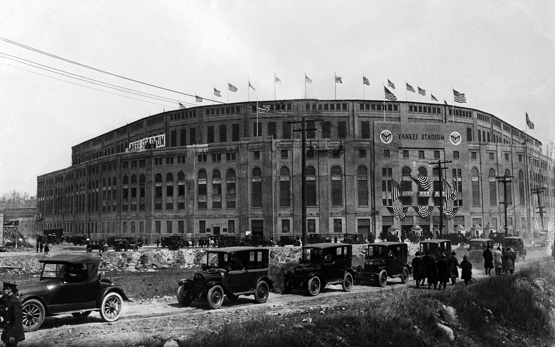 1920x1200 Baseball Field New York City Stadium USA Yankee