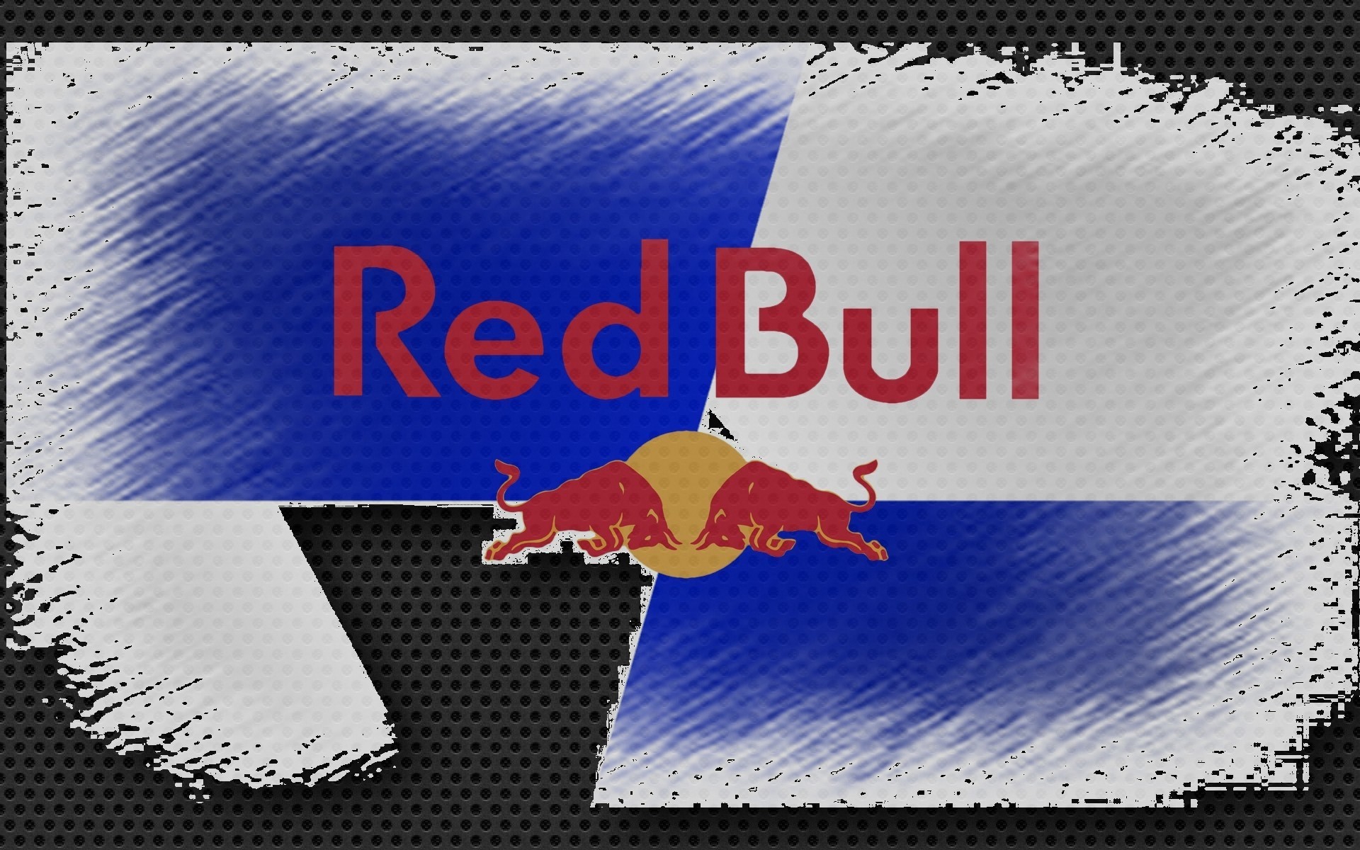 1920x1200 red bull logo carbon black