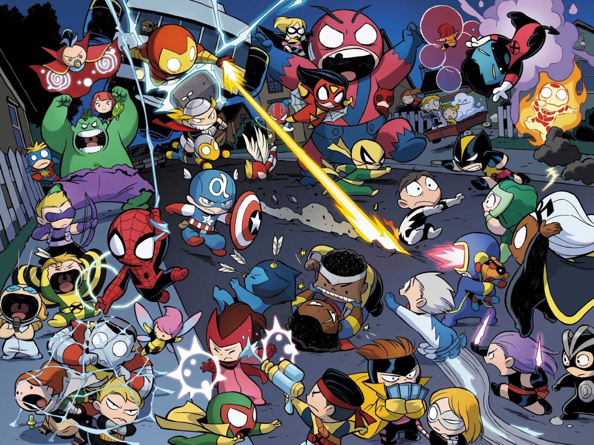 1920x1440 avengers vs. x-Men babies HD Wallpaper | Background Image |  |  ID:319237 - Wallpaper Abyss