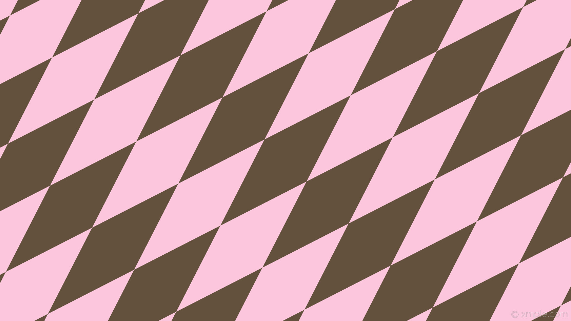 1920x1080 wallpaper orange rhombus lozenge pink diamond light pink #64513d #fcc6dd  45Â° 620px 200px