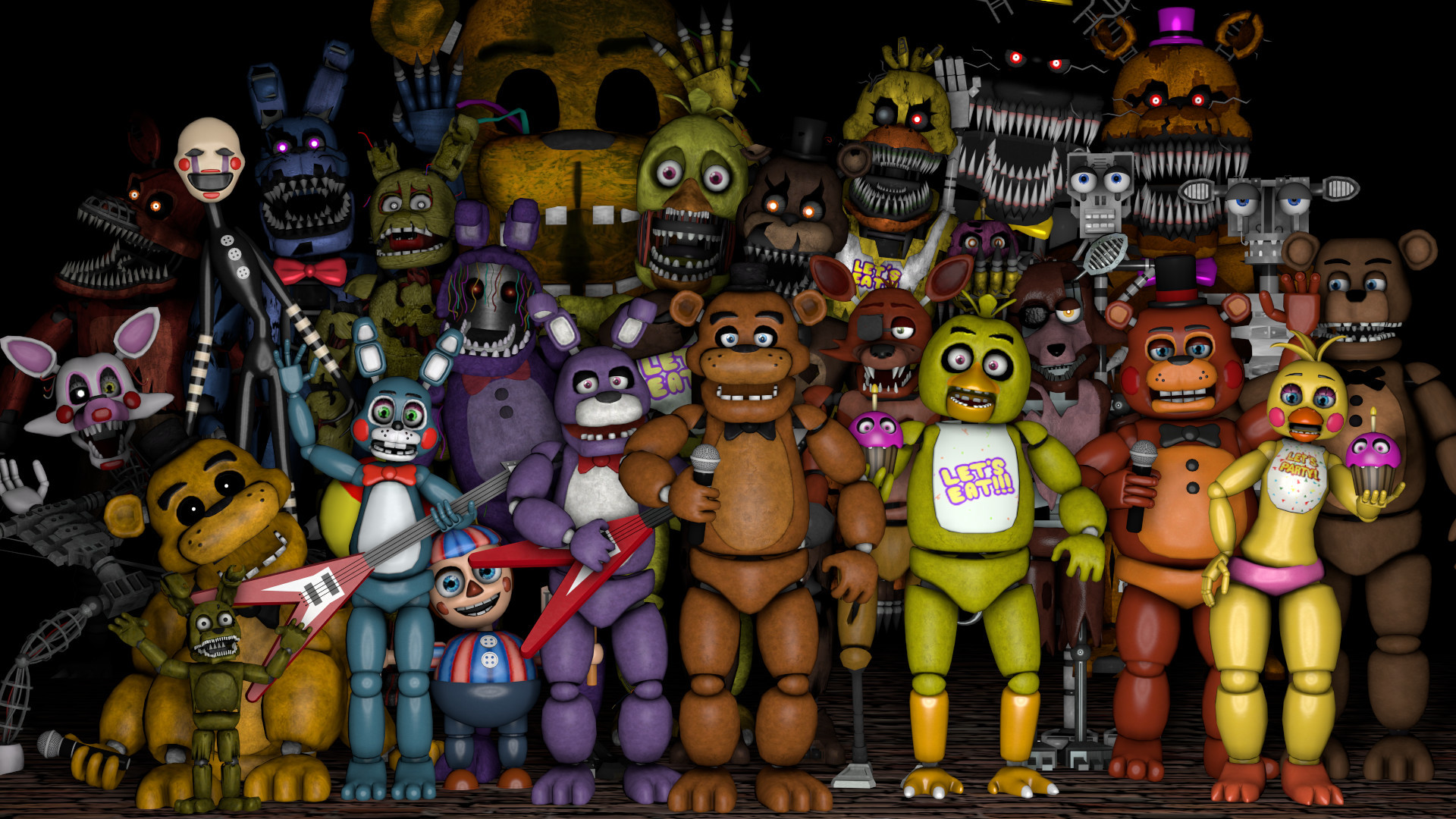 1920x1080  Five Nights at Freddy's Bonnie Wallpaper DOWNLOAD by NiksonYT