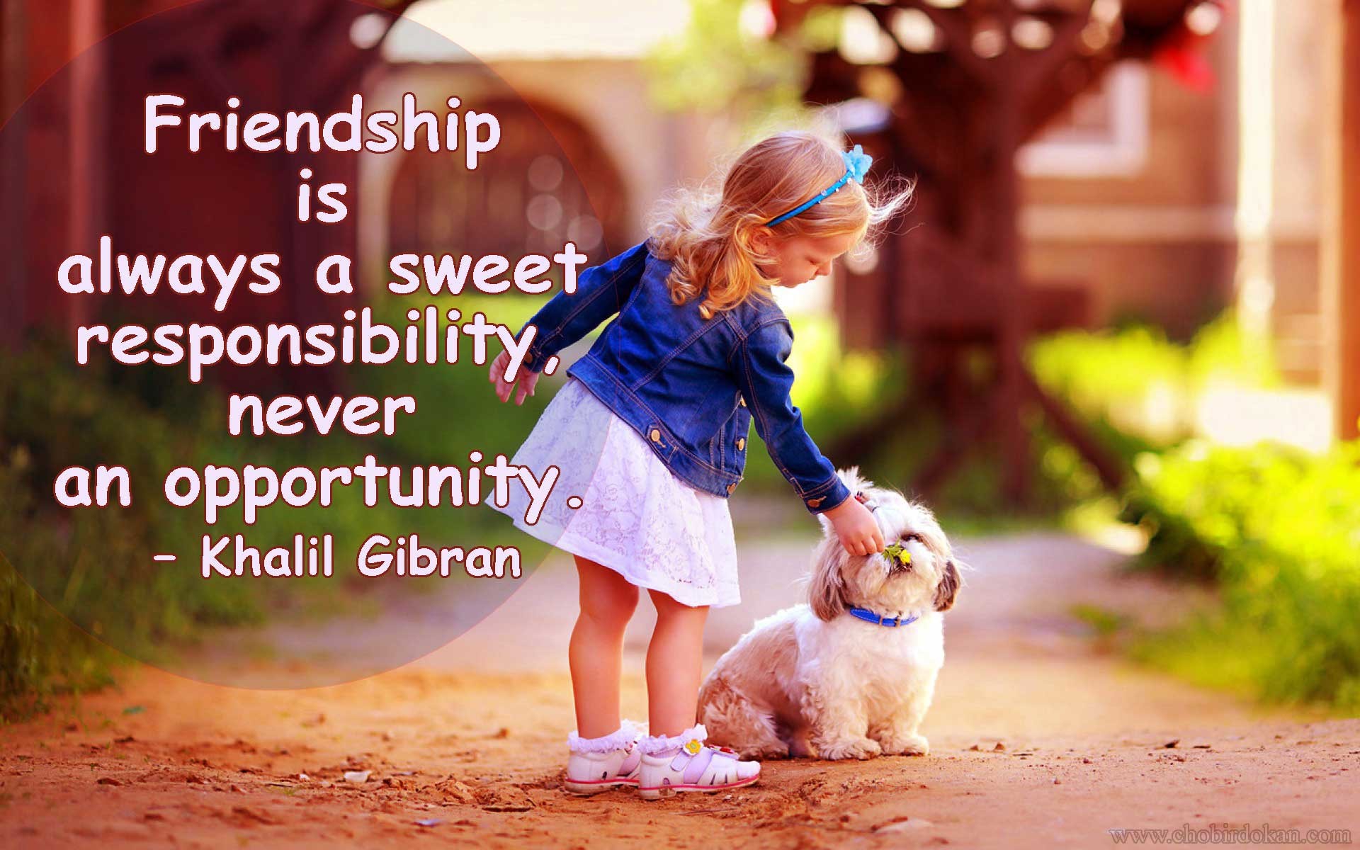 1920x1200 friendship image with quote