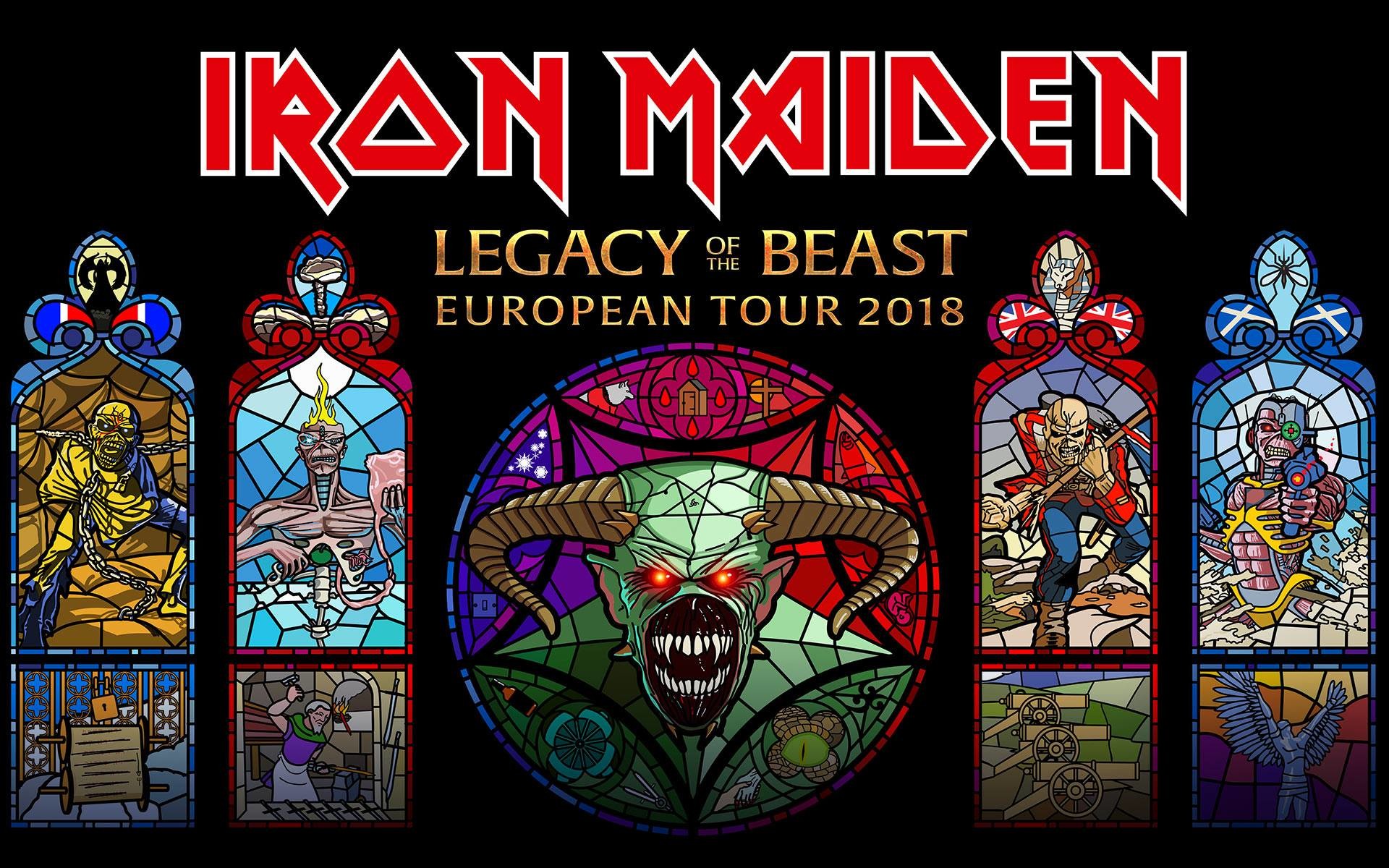 1920x1200 Iron Maiden: Im Sommer 2018 kommt die "Legacy Of The Beast"-Tour nach  Deutschland | Warner Music Germany