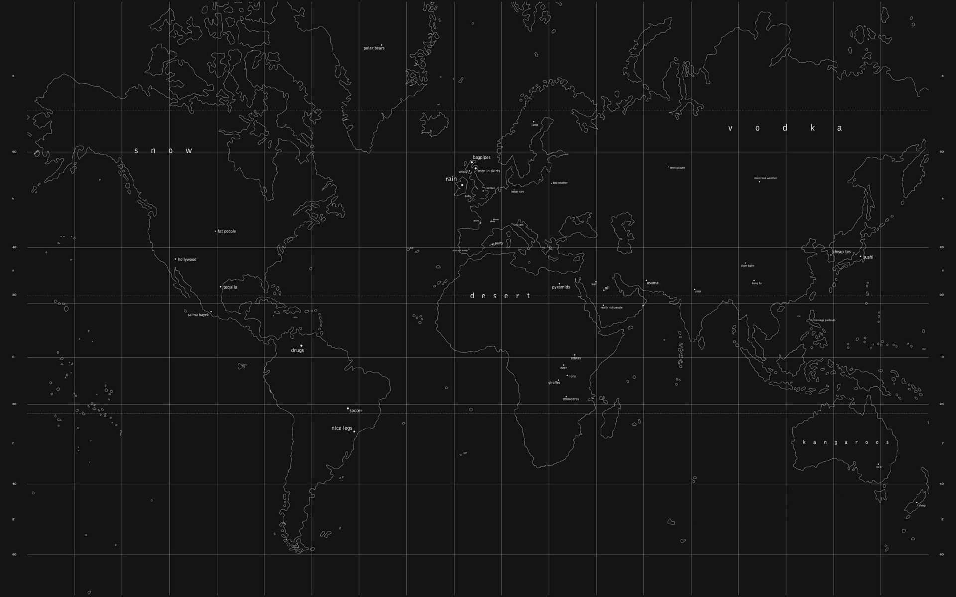1920x1200 wallpapers Black, World, Map 1920 x 1200 desktop hd wallpaper download