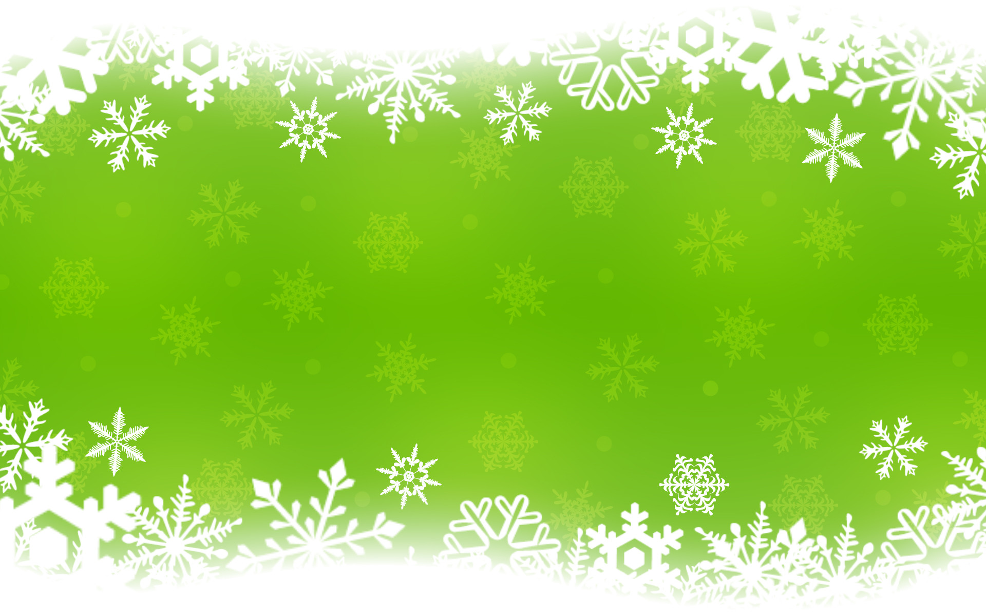 1920x1200 green-snowflakes-christmas-background