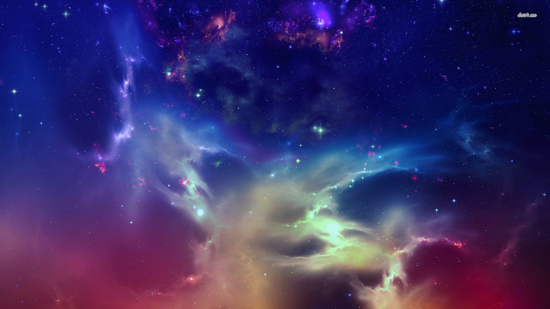 1920x1080 Purple Galaxy Wallpaper For Android