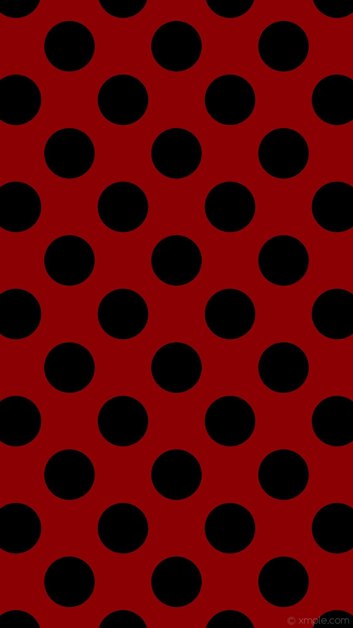 1152x2048 wallpaper red polka dots black spots dark red #8b0000 #000000 225Â° 165px  247px
