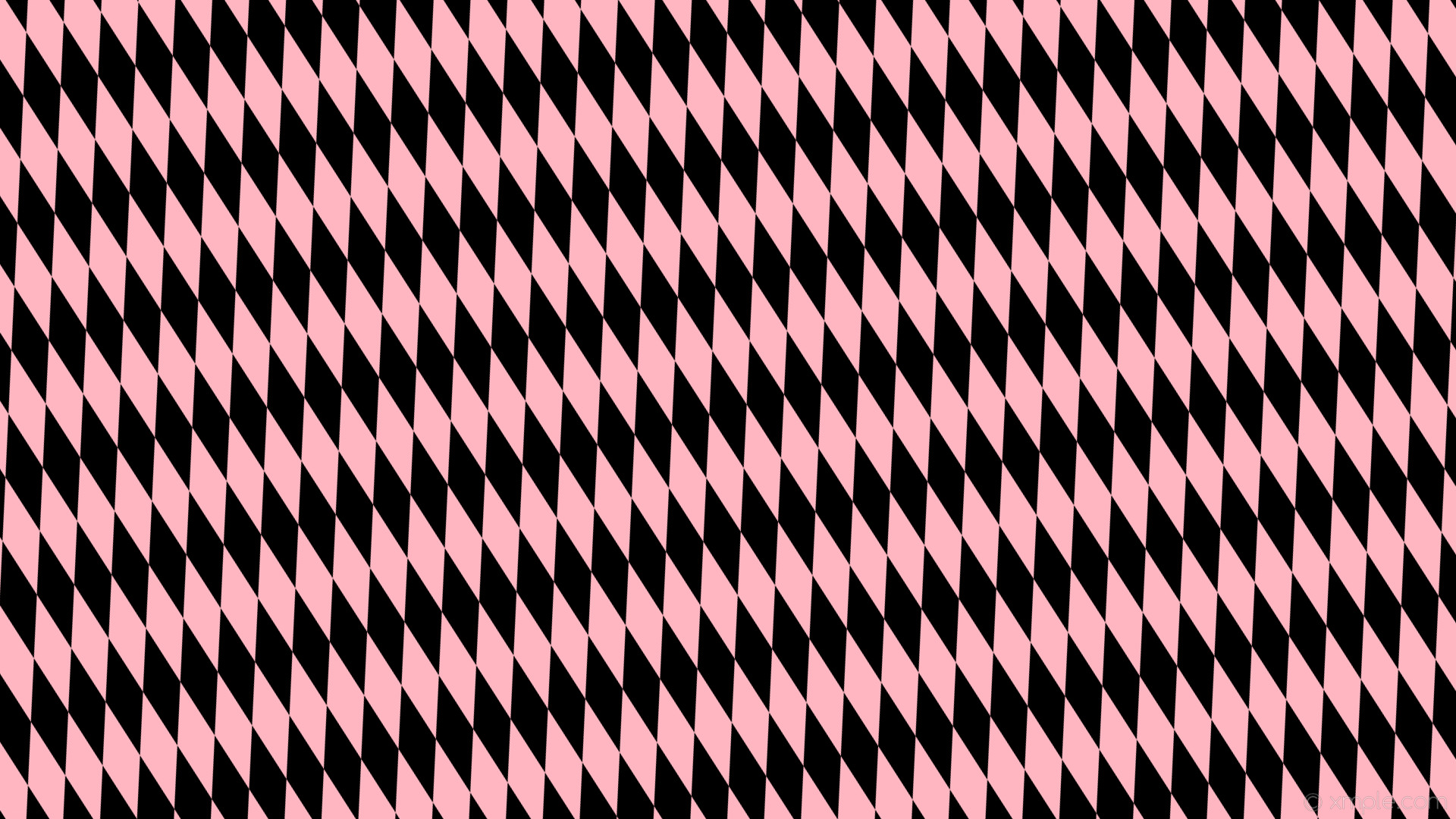 1920x1080 wallpaper rhombus black pink diamond lozenge light pink #000000 #ffb6c1  105Â° 160px 51px