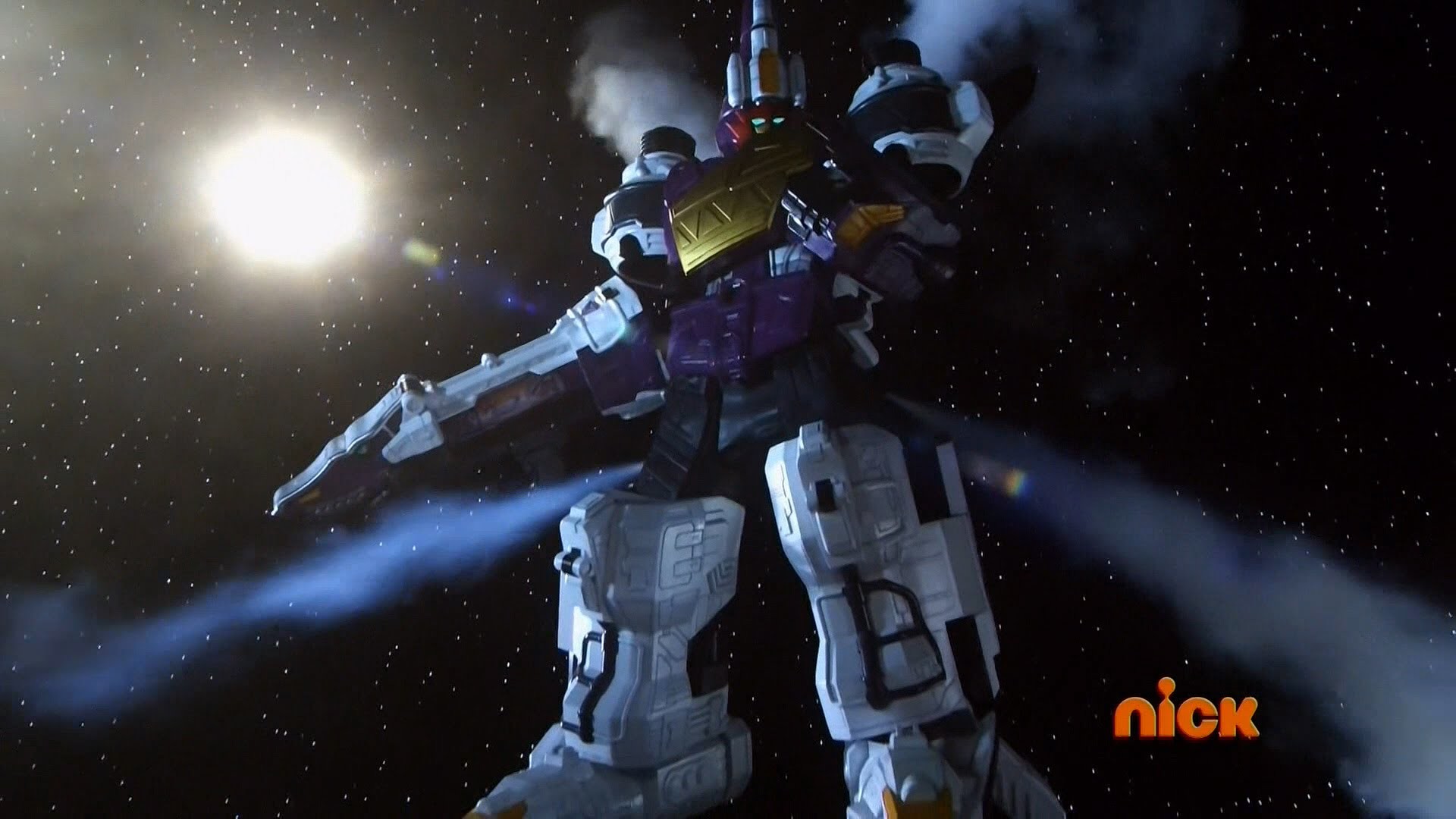 1920x1080 Plesio Charge Megazord Transformation (Power Rangers Dino Charge)