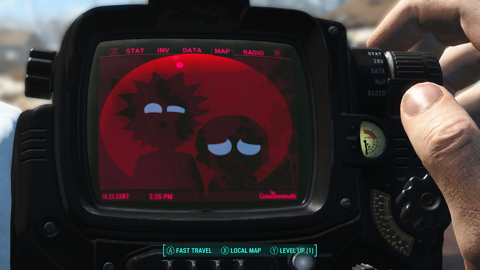 1920x1080 Another Rick and Morty Pip-Boy Background