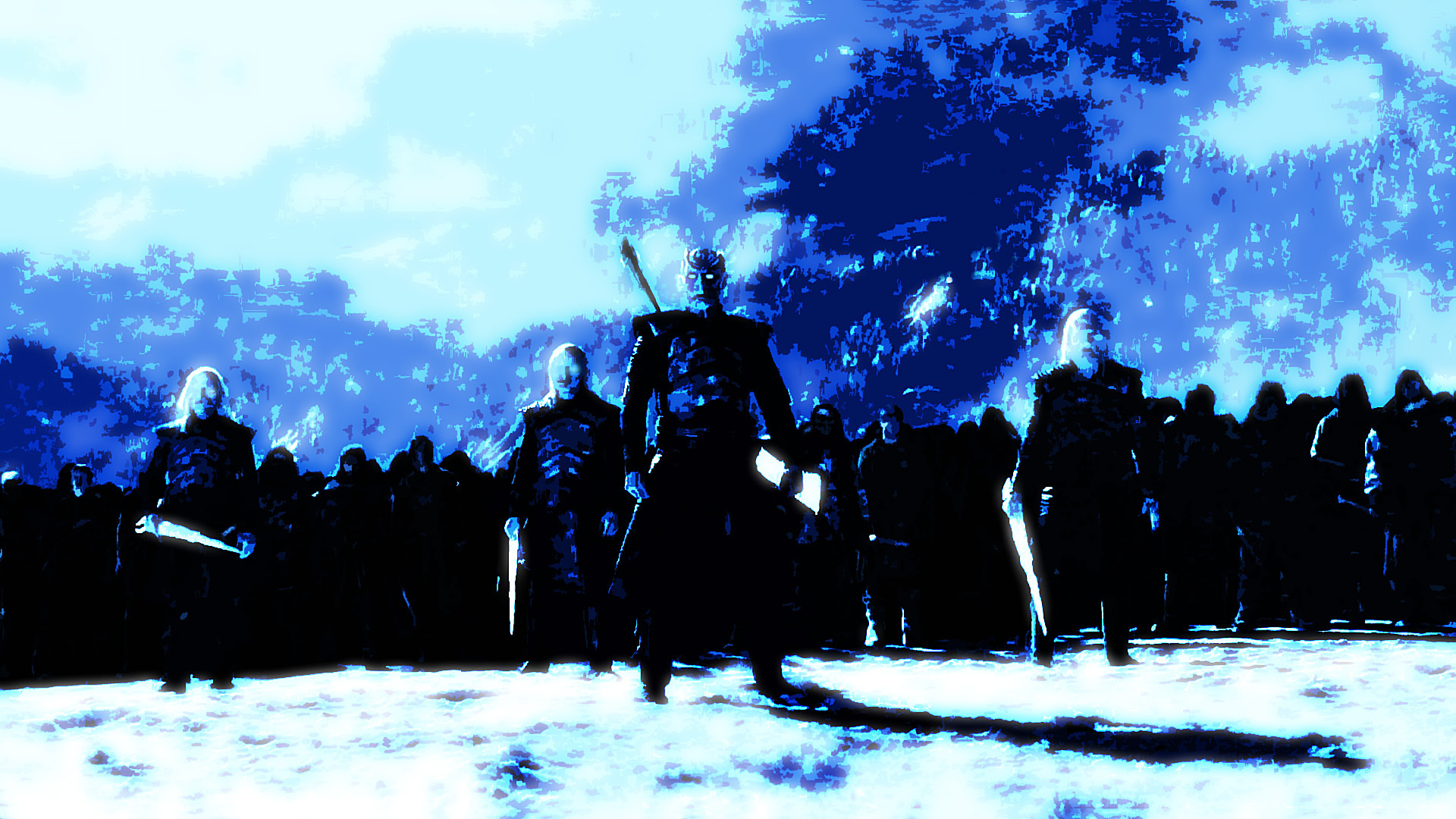 1920x1080 ... Game of Thrones - The Night's King' Army by SmushrCZ
