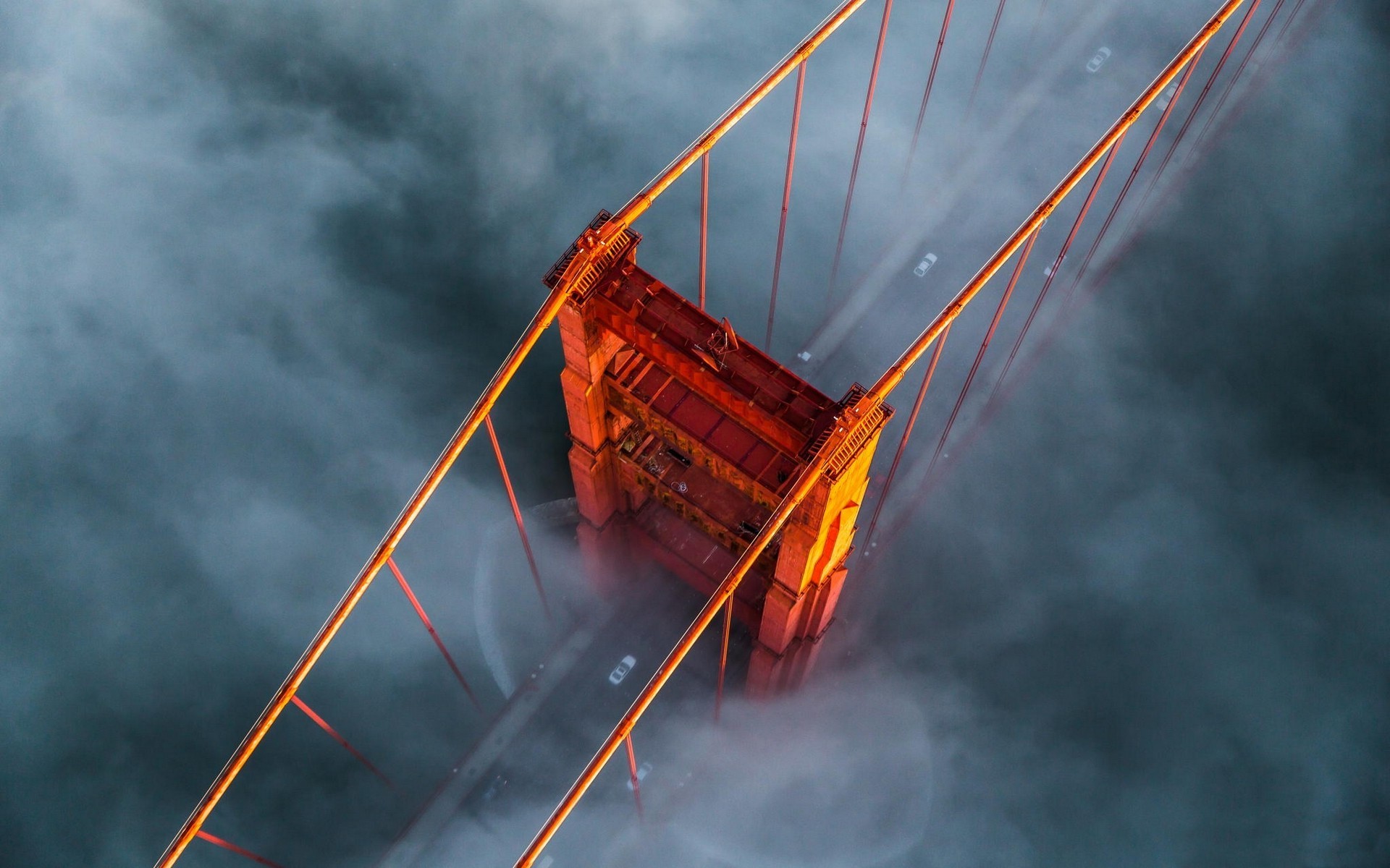 1920x1200 mist, Landscape, Nature, Bridge, Aerial View, Golden Gate Bridge, Morning,  Architecture, Sunrise, San Francisco Wallpapers HD / Desktop and Mobile ...