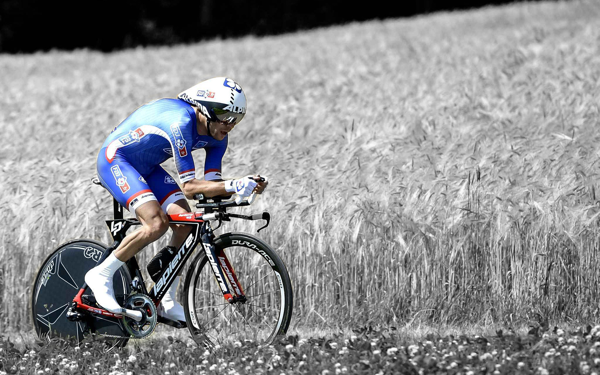 1920x1200  Thibaut Pinot FDJ Team 2015 Tour De France Wallpaper