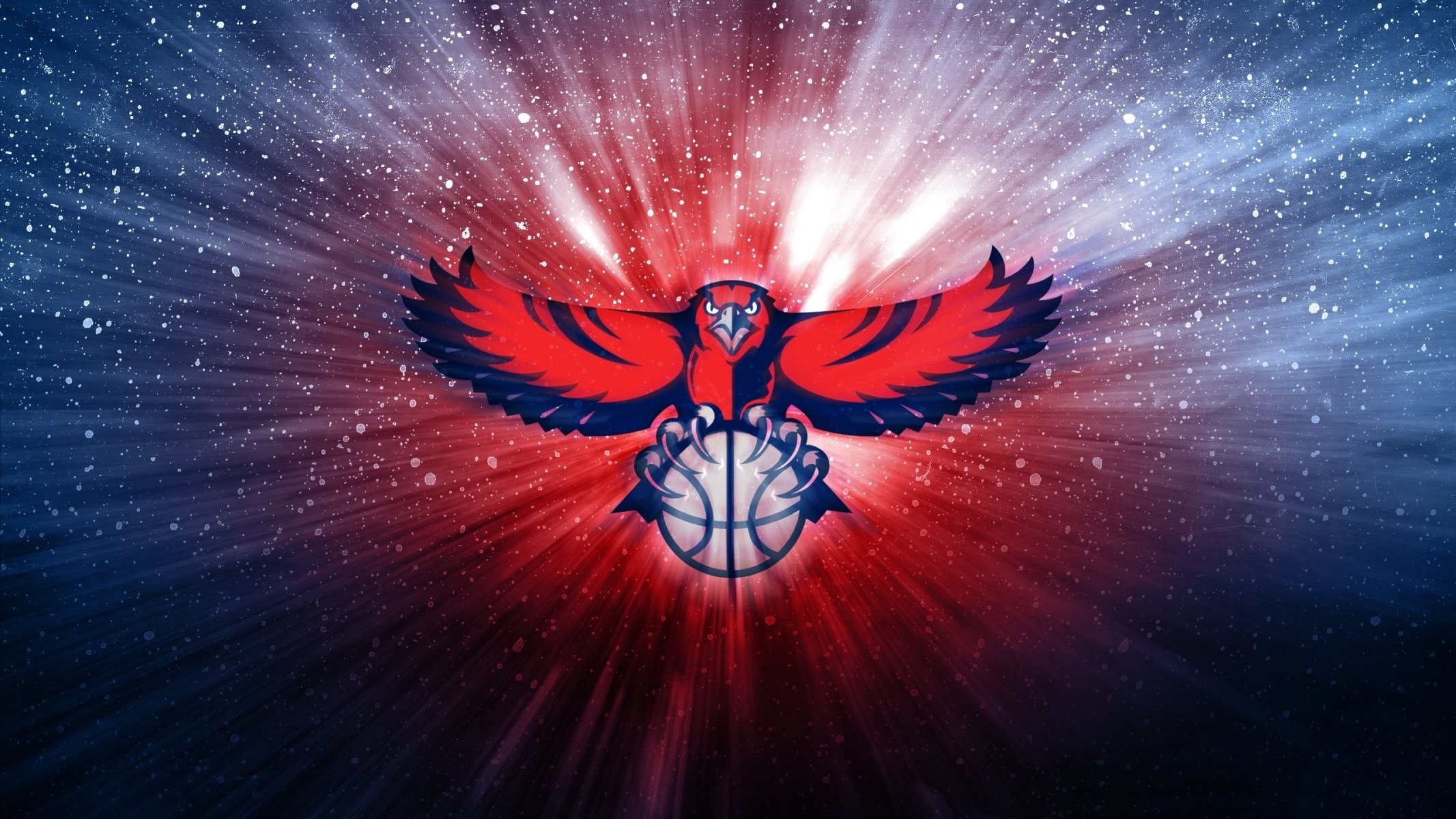 2133x1200 atlanta hawks nba. logo basketball hawks ball background