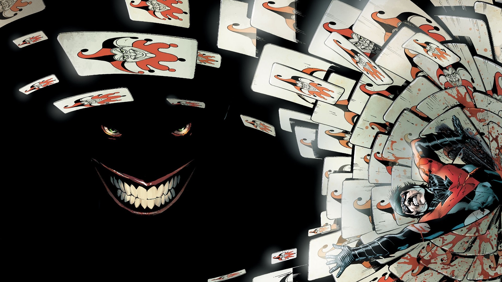 1920x1080 Comics Joker Playing Card