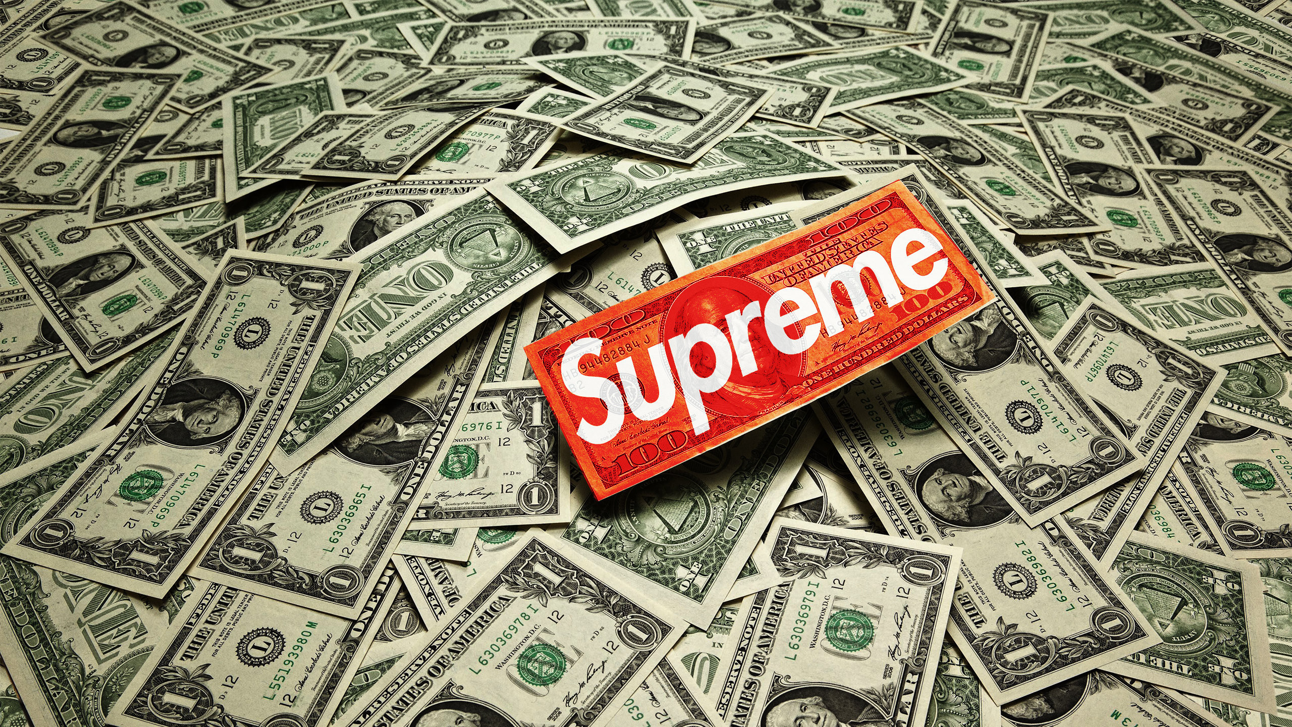 2560x1440 Download the Supreme Cash wallpaper below for your mobile device (Android  phones, iPhone etc.)