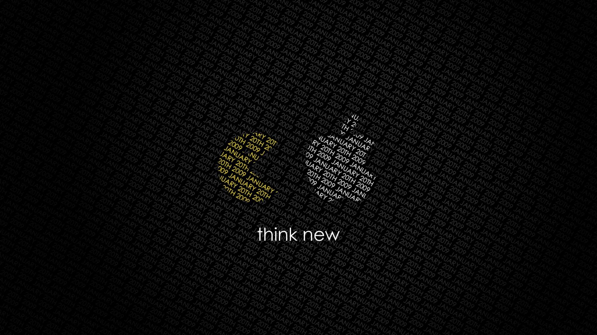 2048x1152  Wallpaper mac, apple, pak-man, white, yellow, logo,