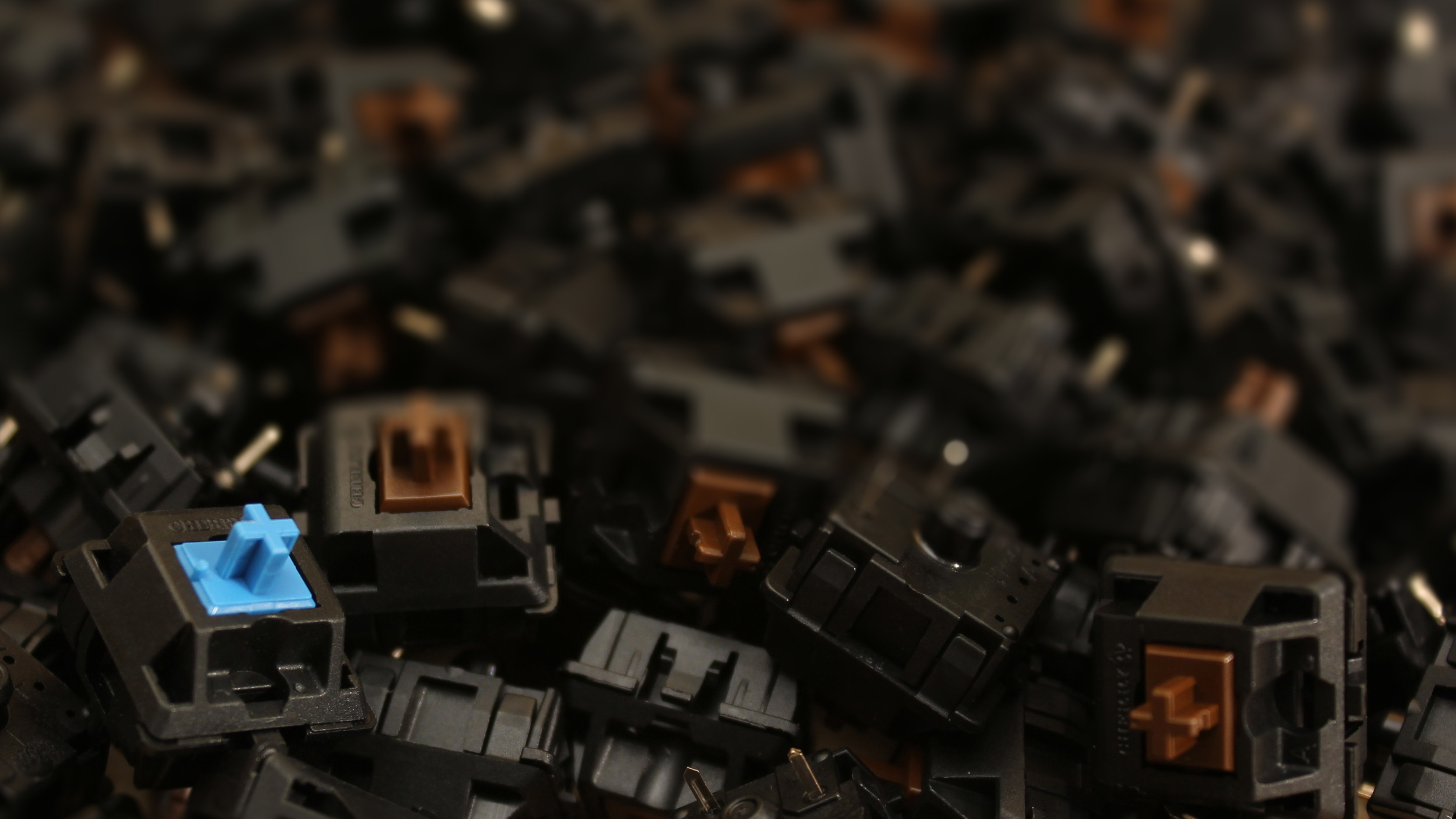 3537x1990 I got in my 100 Cherry MX brown switches and decided to make a couple new  wallpapers :) This one has had the major dust specks erased.