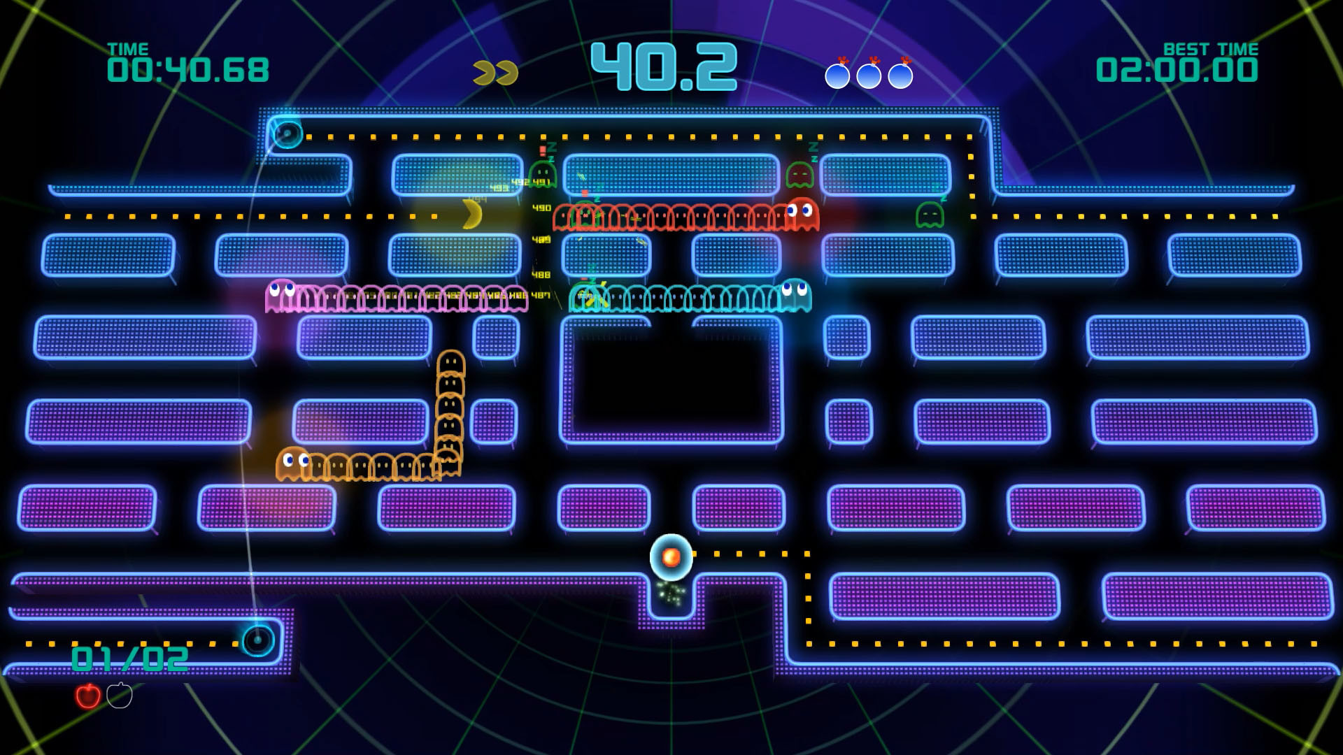 1920x1080 Essentially, if Pac-Man gets himself into a tight spot, a quick button  press will send him back to his starting point.