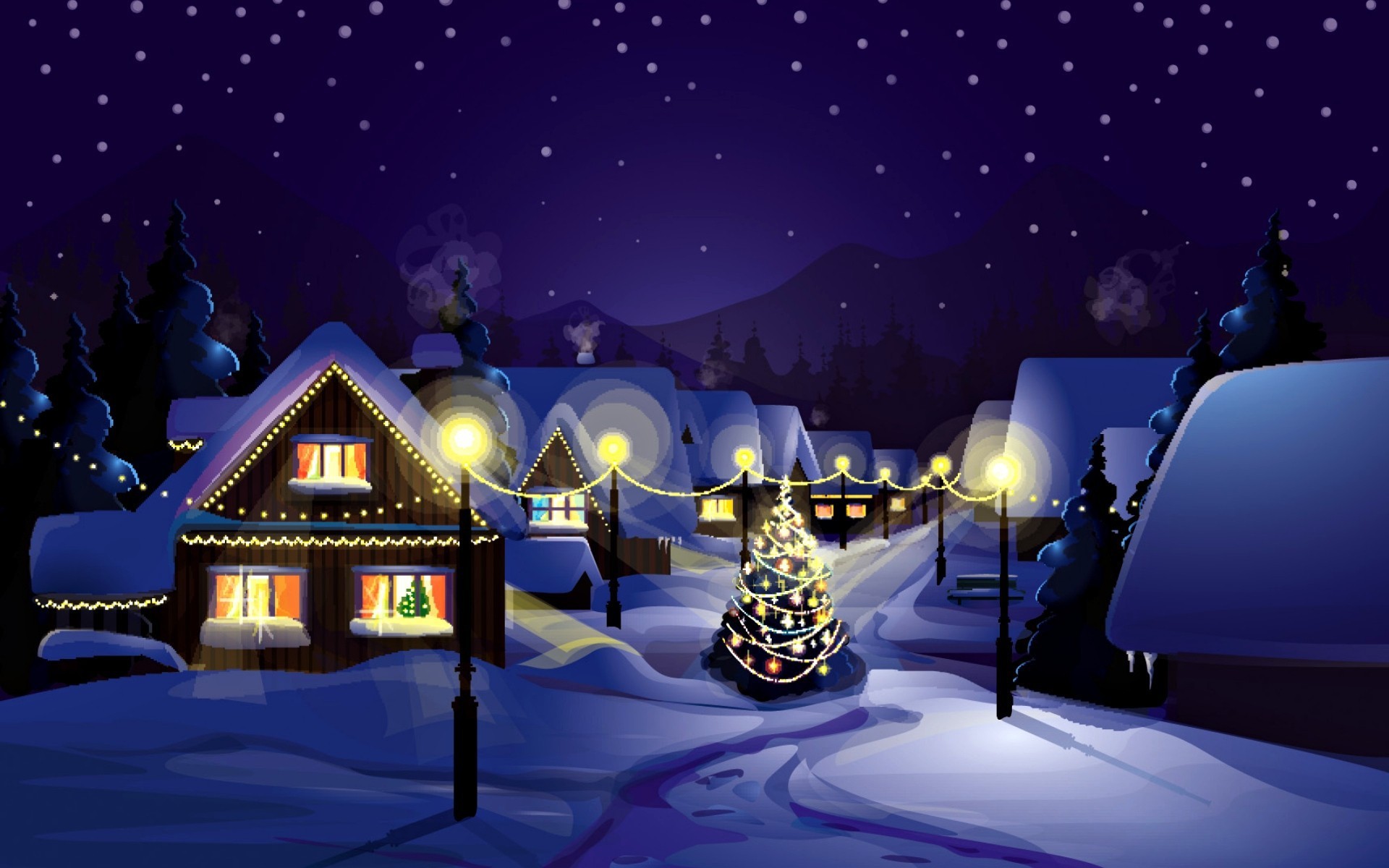 Free Animated Christmas Wallpaper For Desktop Computer - Christmas ...