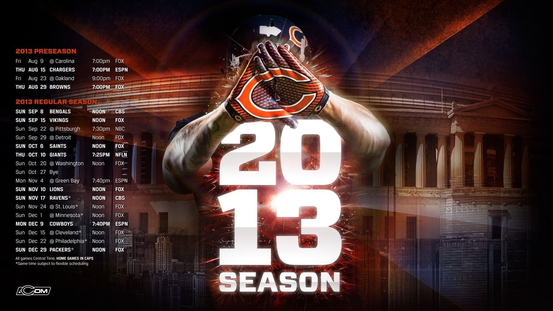 1920x1080 Chicago Bears | Wallpapers