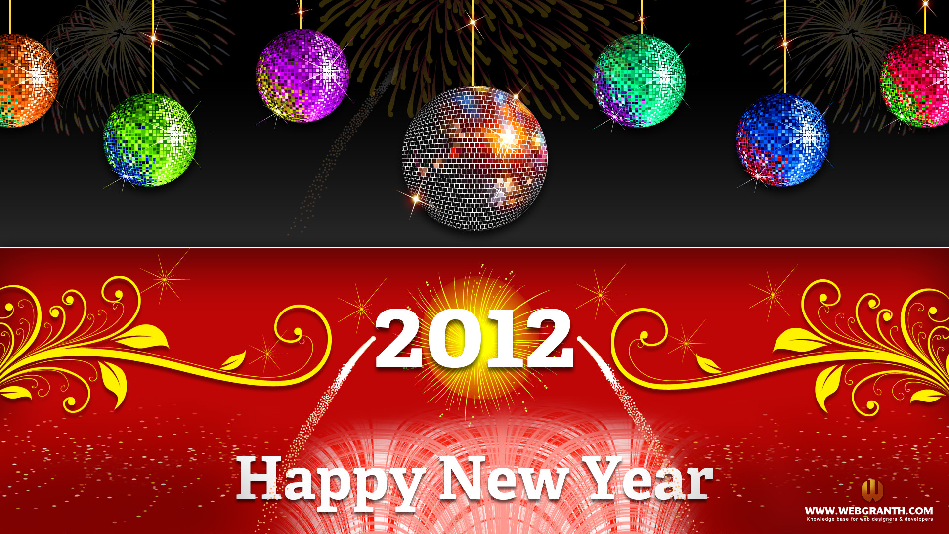 1920x1080 New Years Celebrations Wallpaper 2012. Download. download