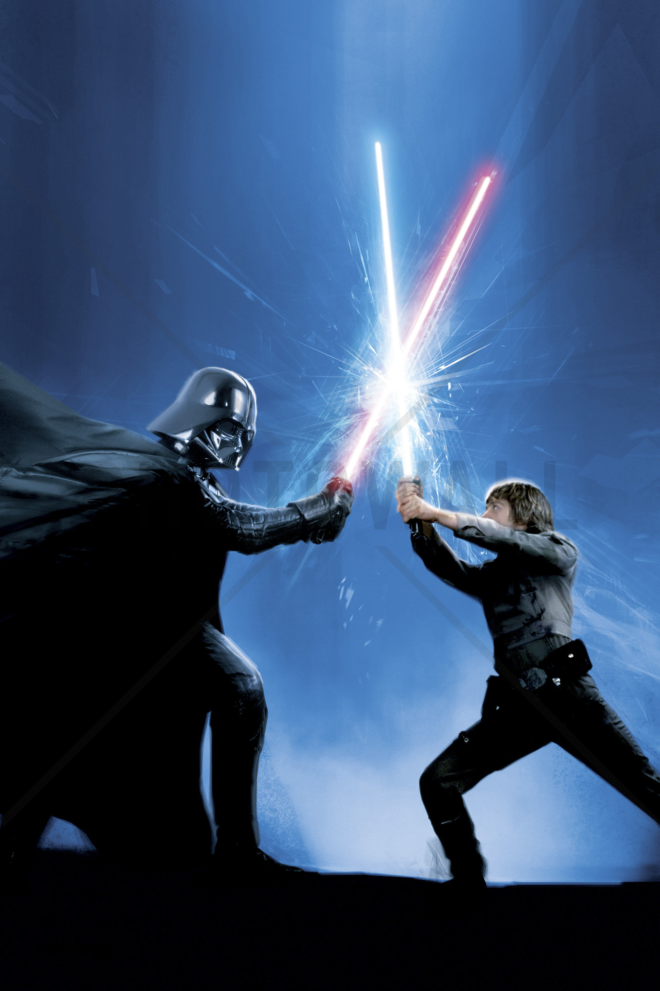 1333x2000 Star Wars - Darth Vader and Luke Skywalker - Wall Mural & Photo Wallpaper…