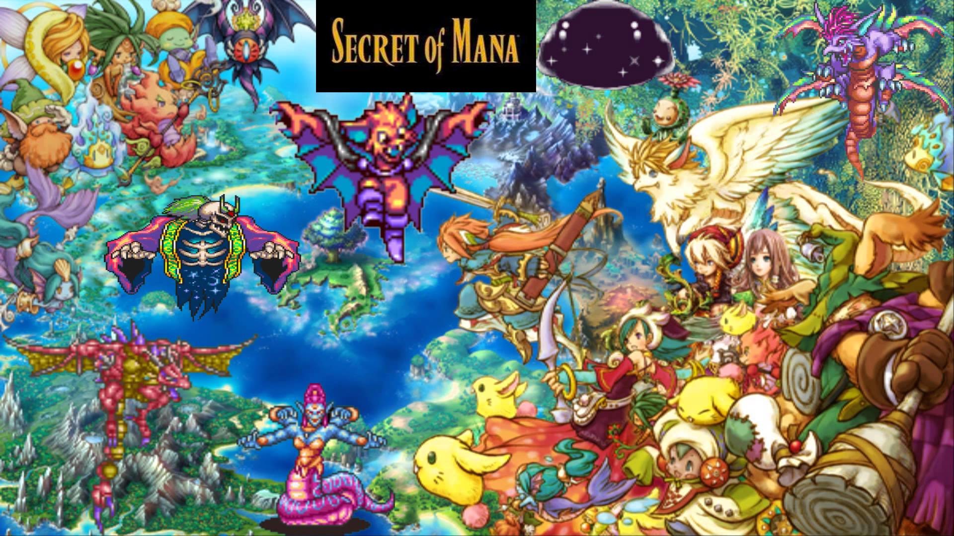 1920x1080 Let's Play Again Secret of Mana - Cover - YouTube