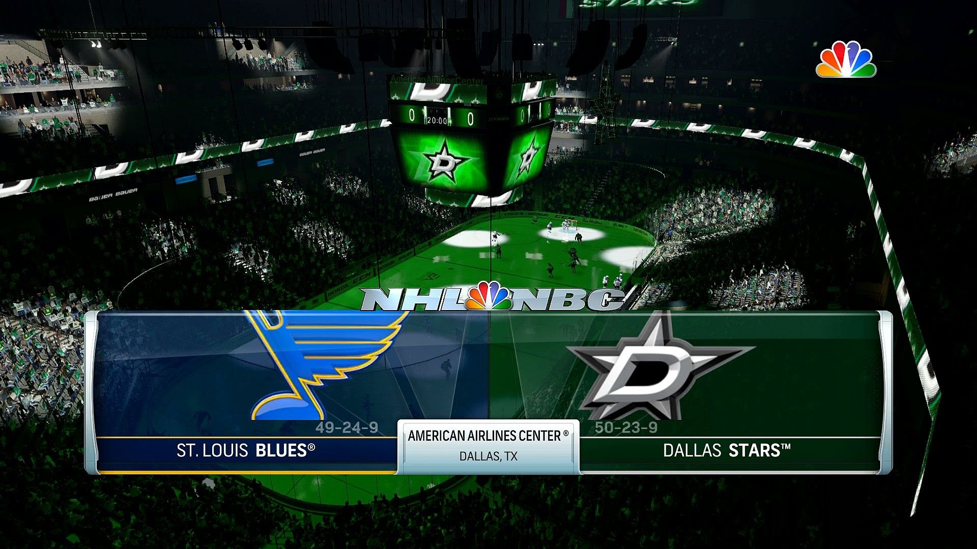 1920x1080 NHL 17 - St. Louis Blues vs. Dallas Stars [1080p 60 FPS]
