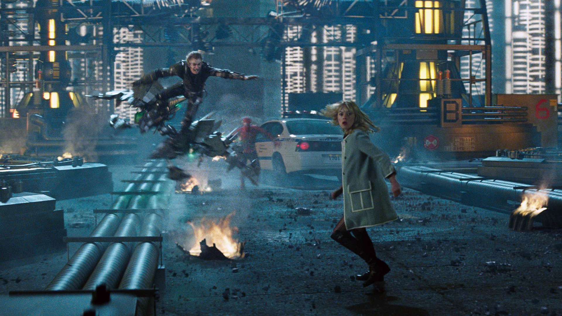 1920x1080 green goblin and gwen stacy the amazing spider man 2 movie