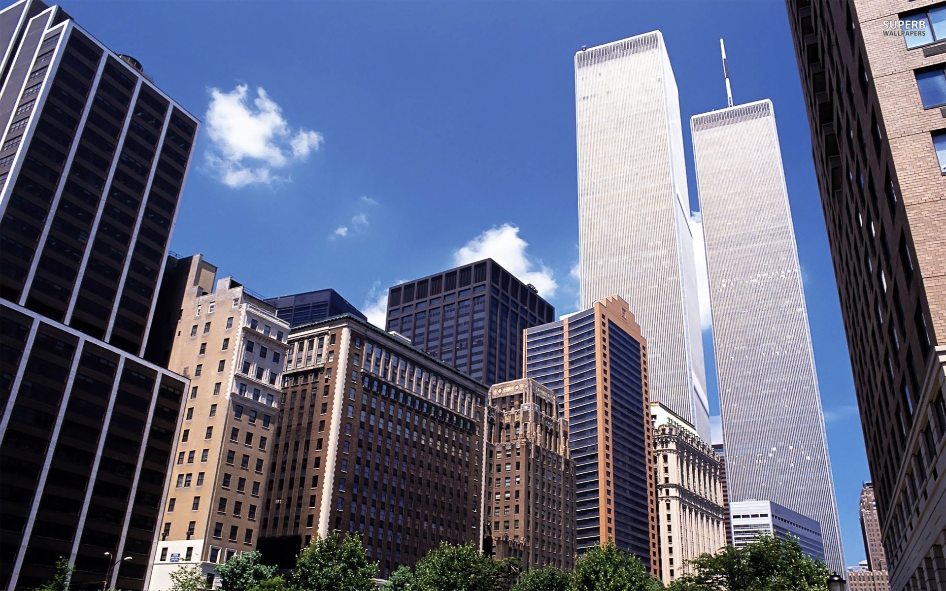 1920x1200 Twin Towers New York City. UPLOAD. TAGS: Big Apple World Trade Center ...