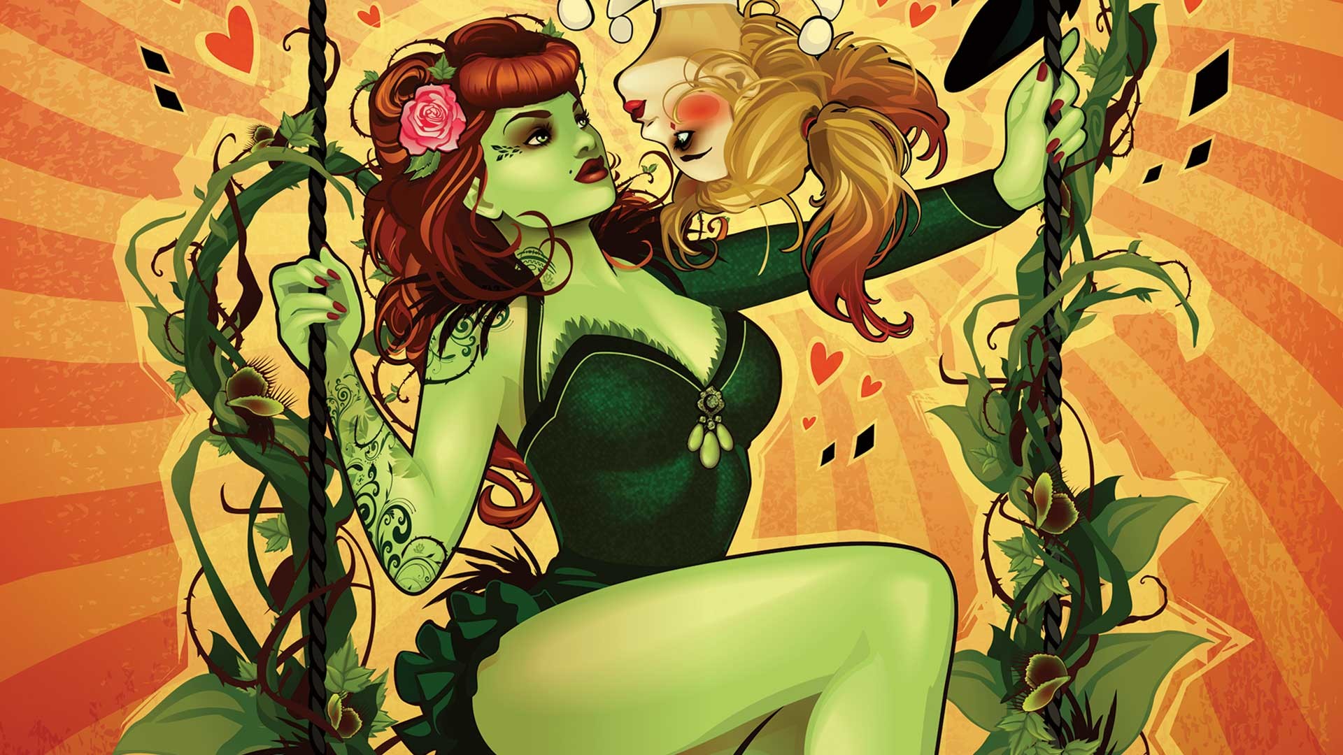 1920x1080 DC COMICS: BOMBSHELLS #27 cover by Ant Lucia