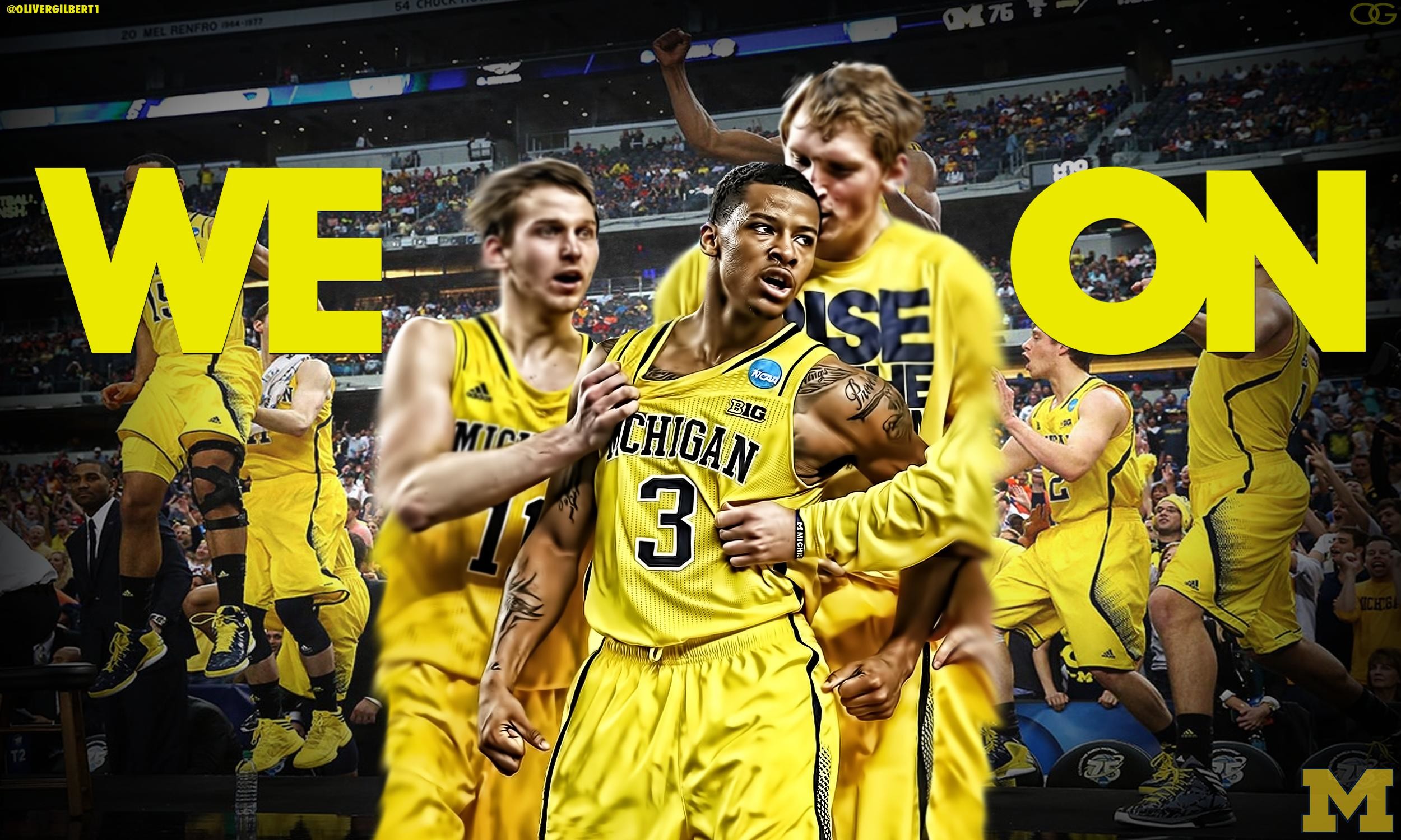 2500x1500 Free Michigan Wolverines iPhone iPod Touch Wallpapers 2500Ã1500