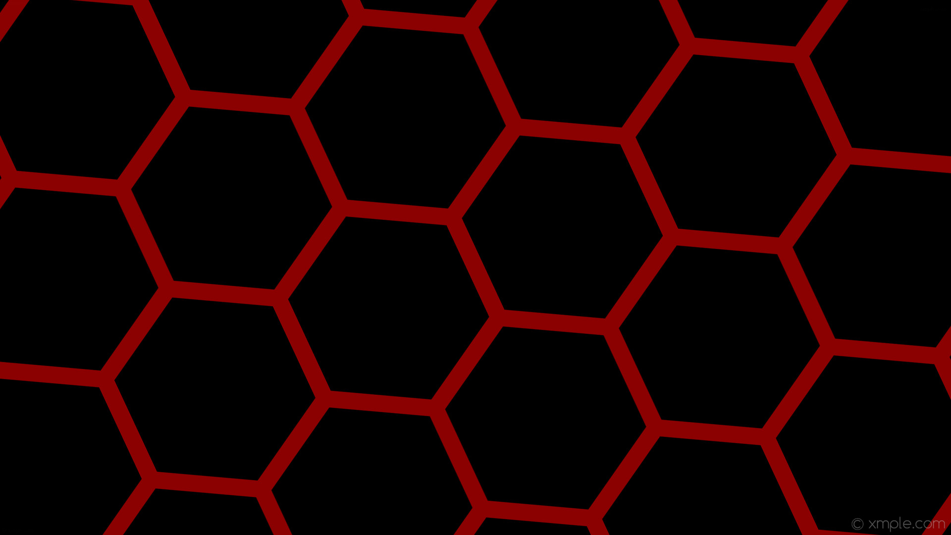 1920x1080 wallpaper beehive honeycomb black red hexagon dark red #000000 #8b0000  diagonal 25Â° 34px