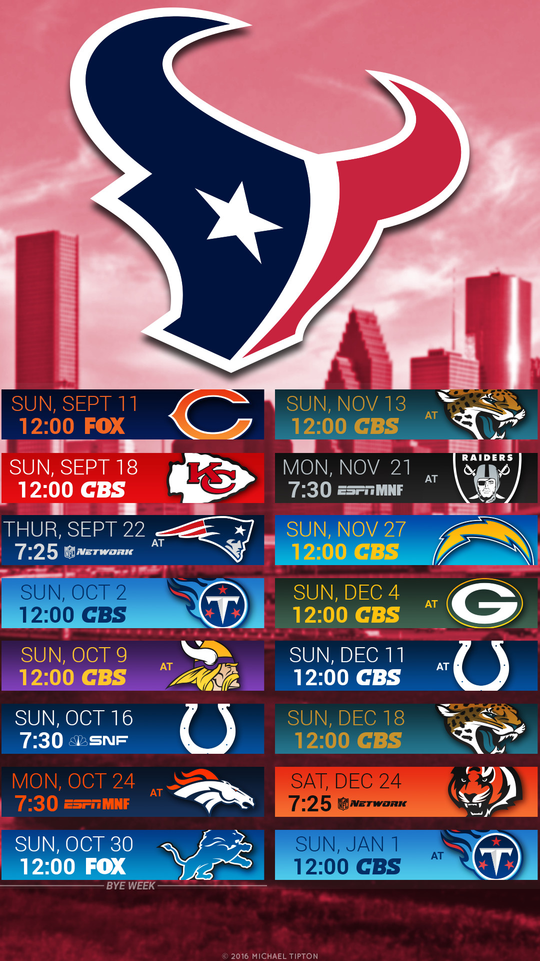 1080x1920 nfl 2016 houston texans iphone and android schedule background ...