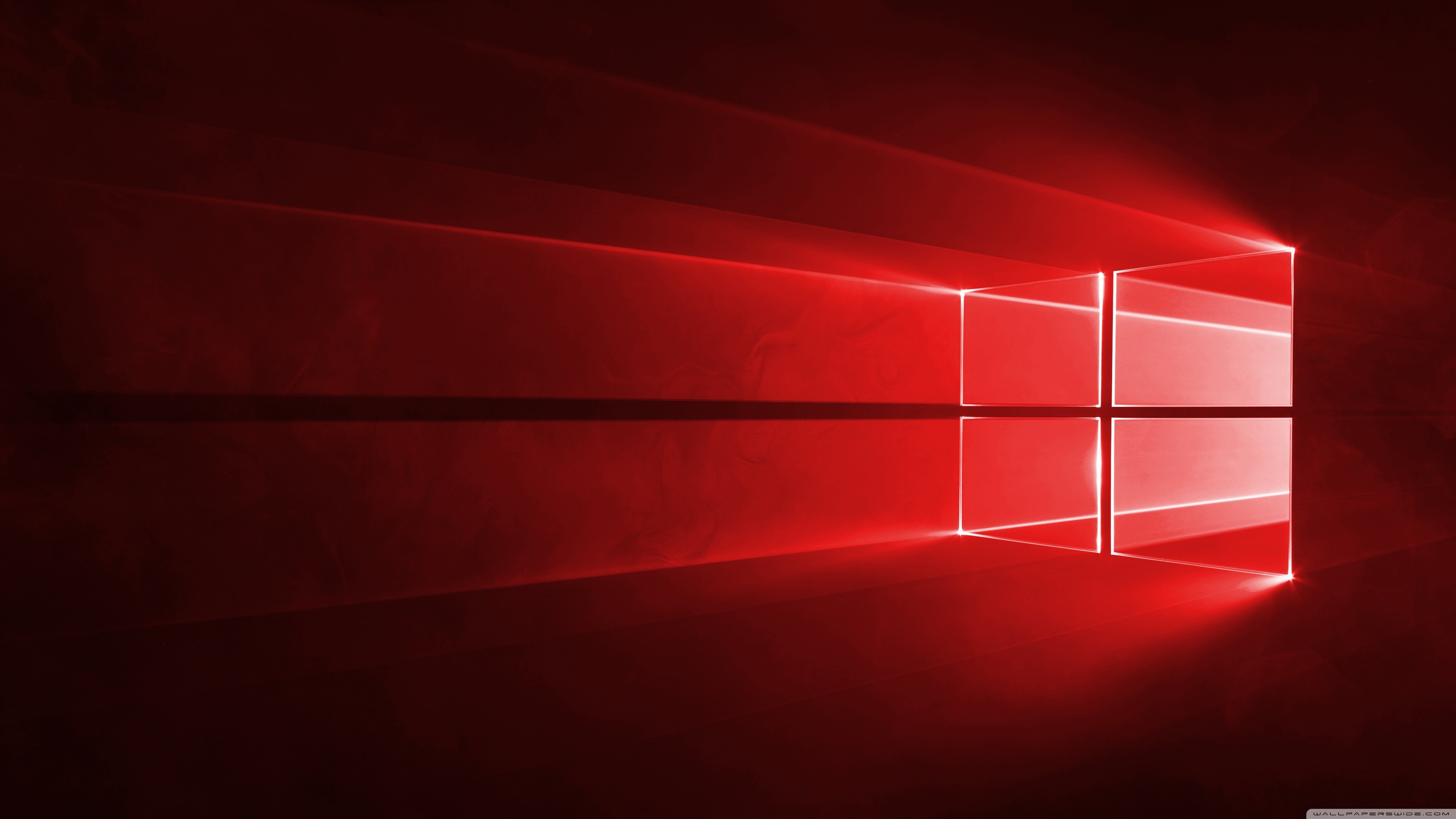 3840x2160 Windows 10 Red in 4K HD Wide Wallpaper for Widescreen