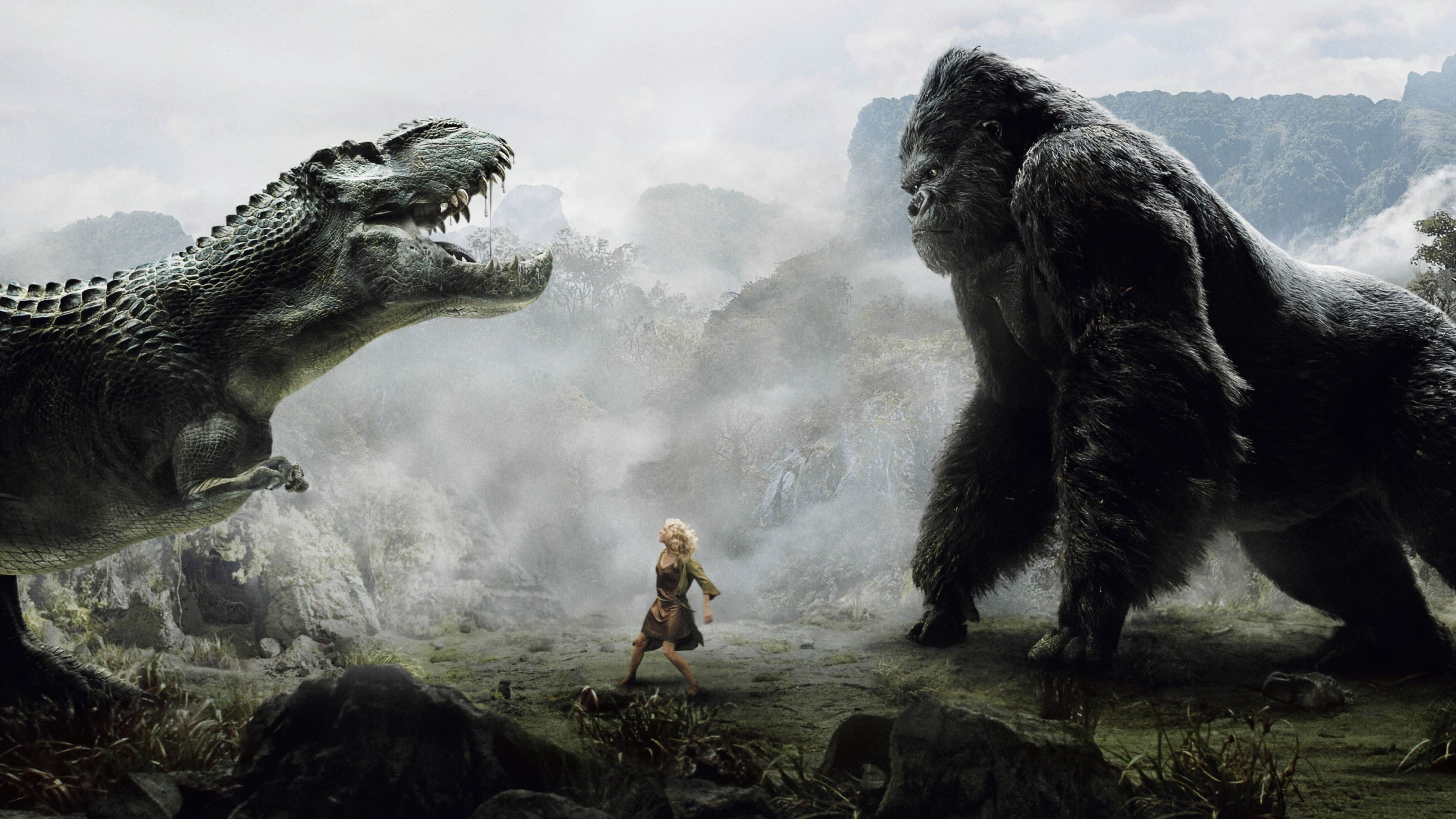 3554x1999 Download King Kong Vs Godzilla wallpaper