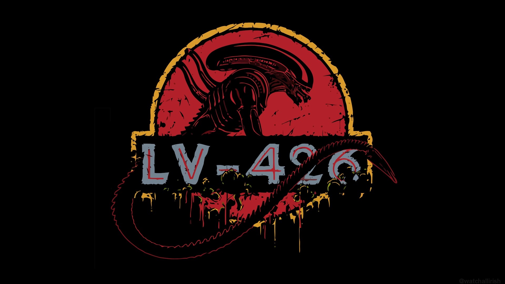 1920x1080 A pretty cool meta JP-Alien combo wallpaper that I use as my desktop  wallpaperMETA ...