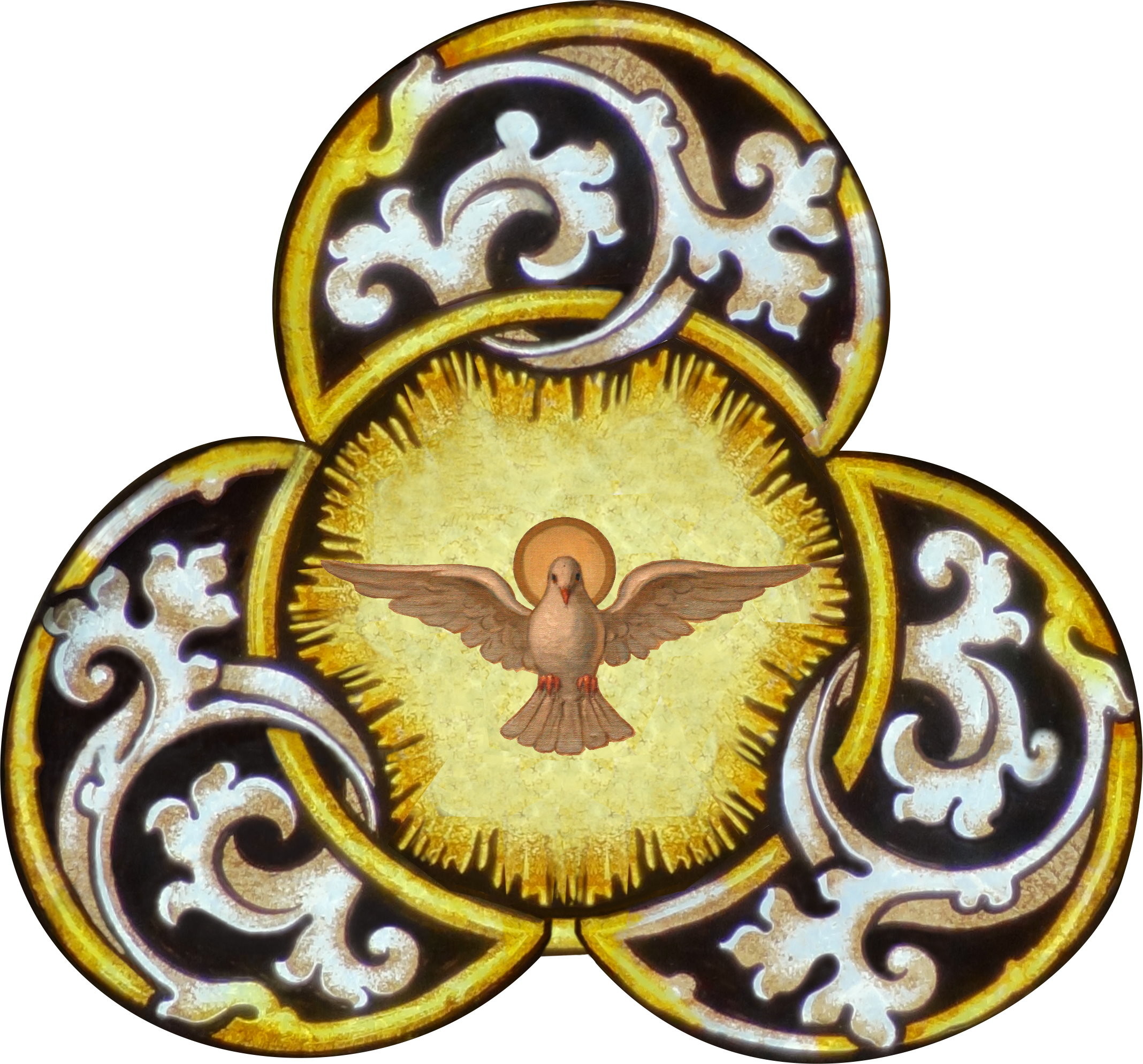 2136x1988 Trinity as Three Persons One Energizing Reality-Athanasius Painting Holy  Spirit Dove