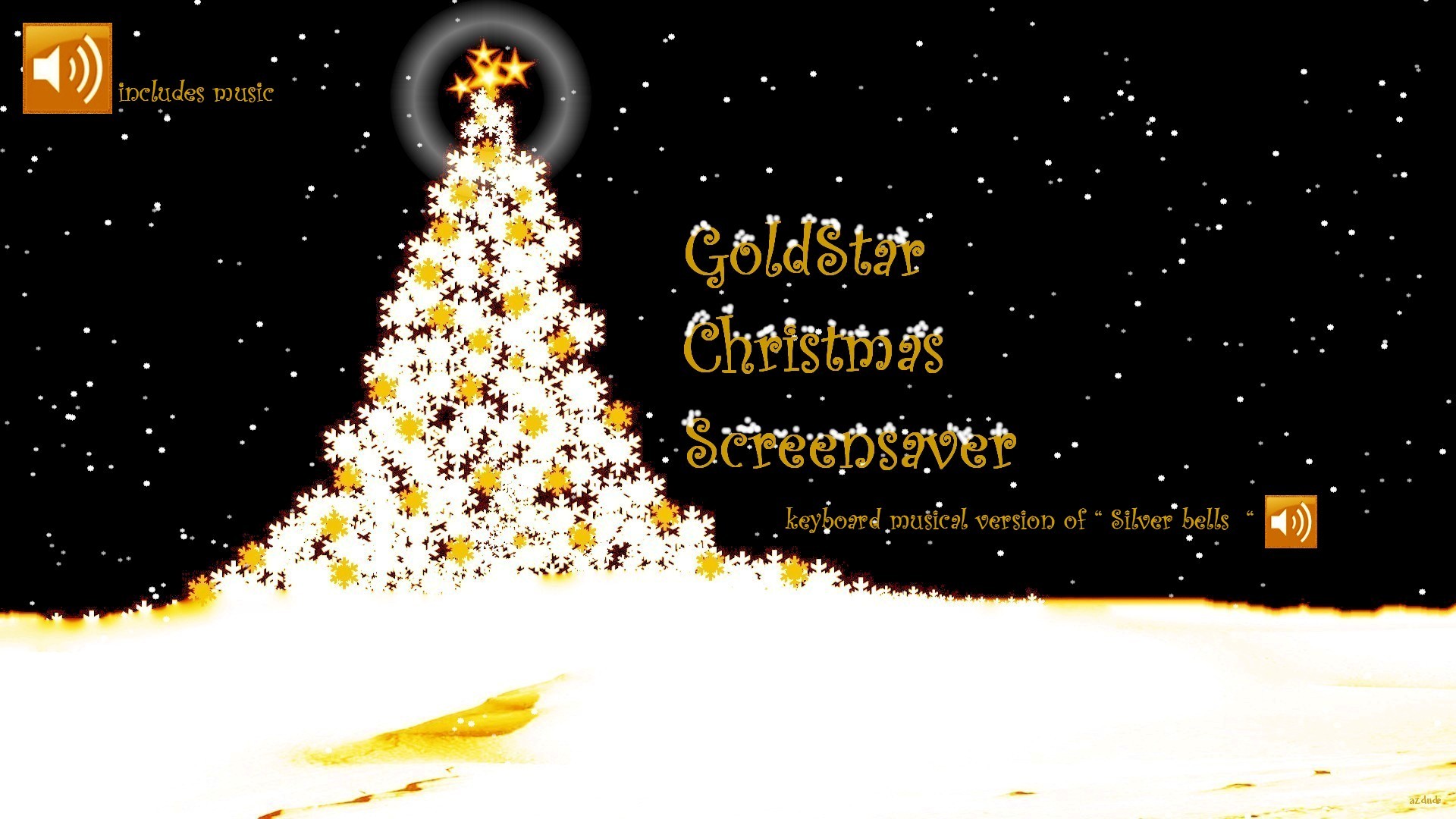 1920x1080 Goldstar Screensaver Music Christmas Saver Screen wallpapers HD free .
