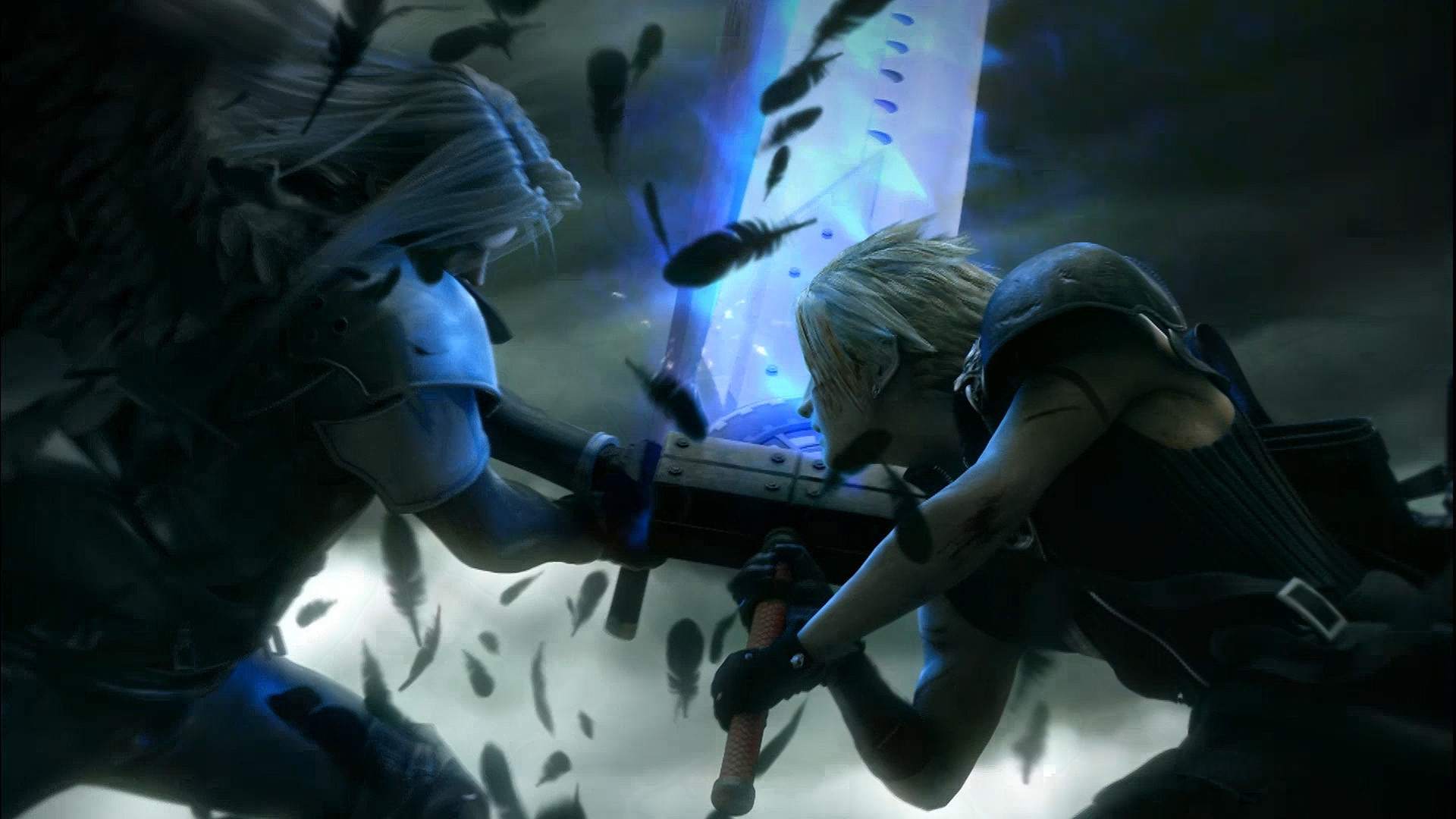 1920x1080 Final Fantasy - Cloud And Sephiroth
