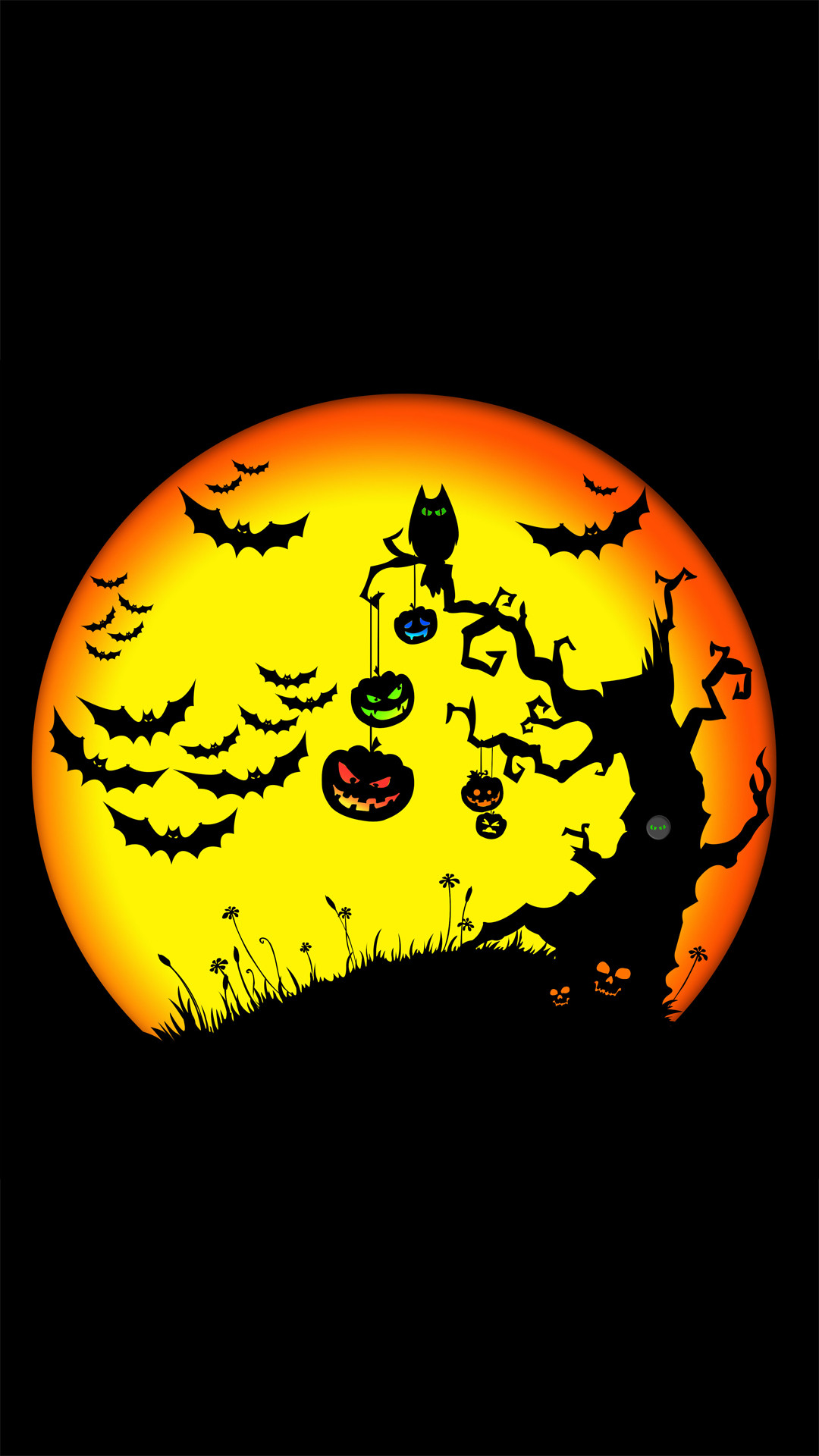 1080x1920 pumpkin tree halloween best htc one wallpapers free and easy to