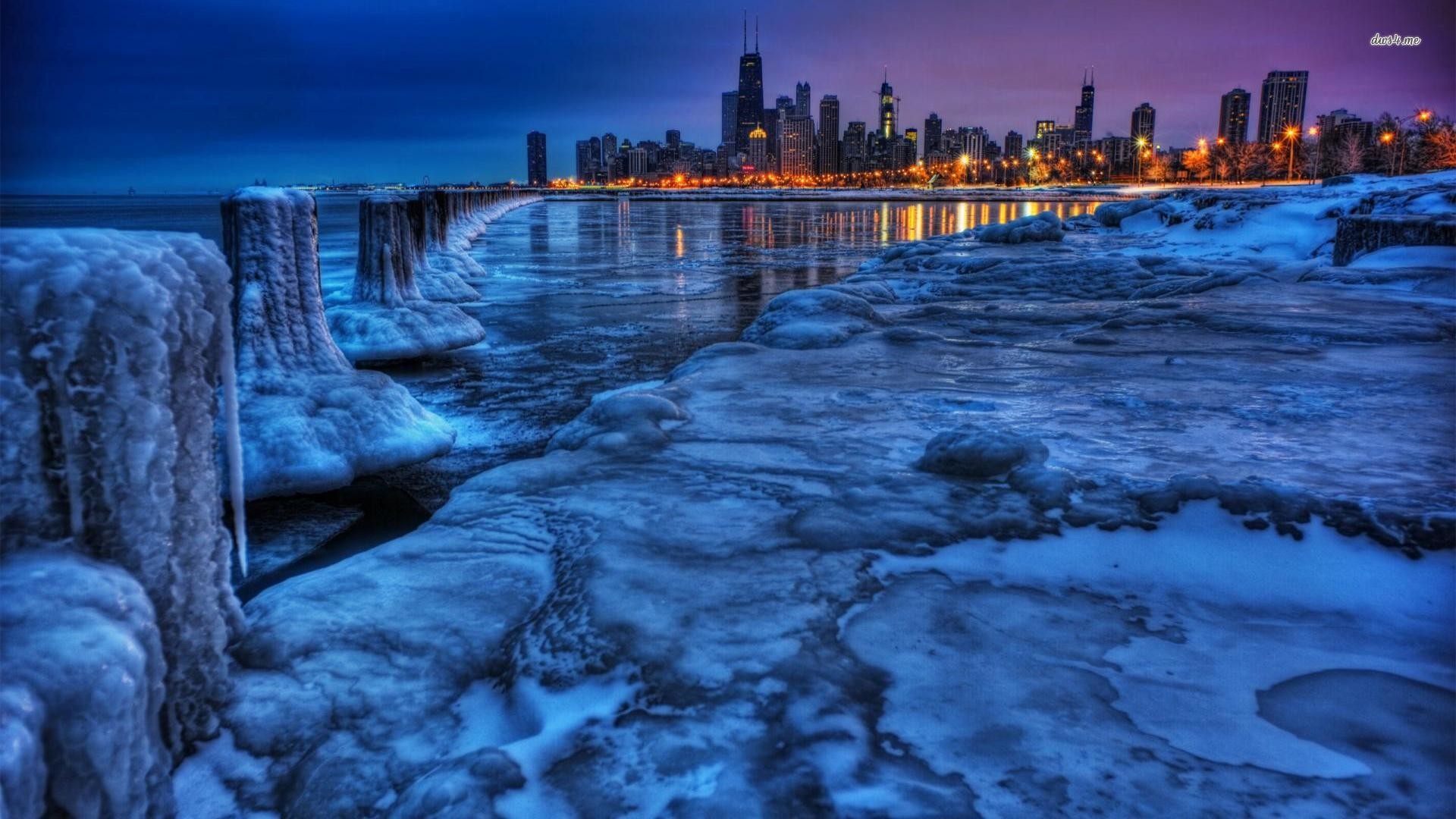 1920x1080 Chicago Winter